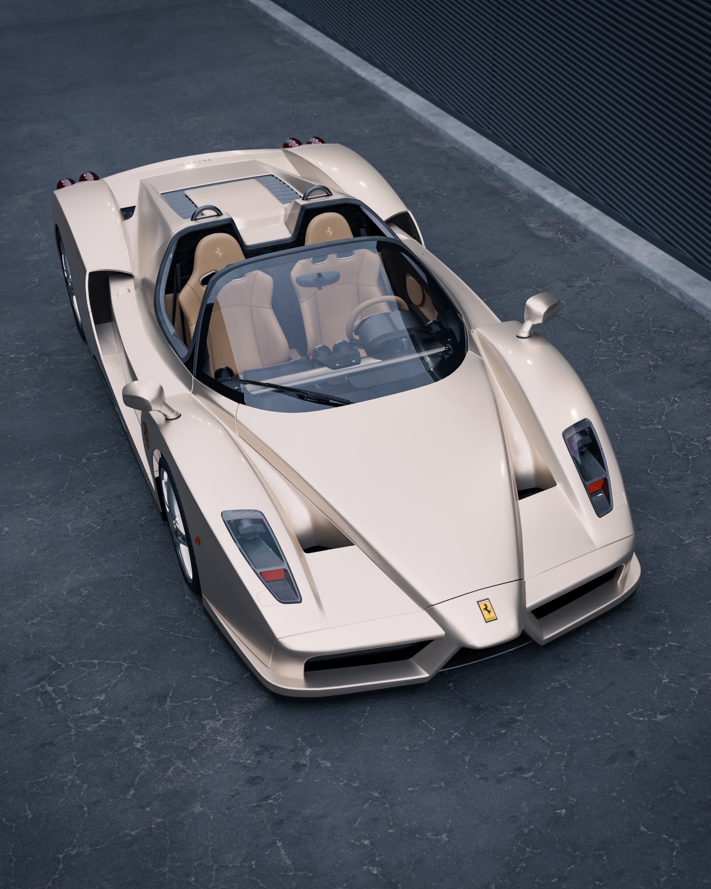 这里可能是距离敞篷、手动变速的Ferrari Enzo最接近的一次。20年前，一