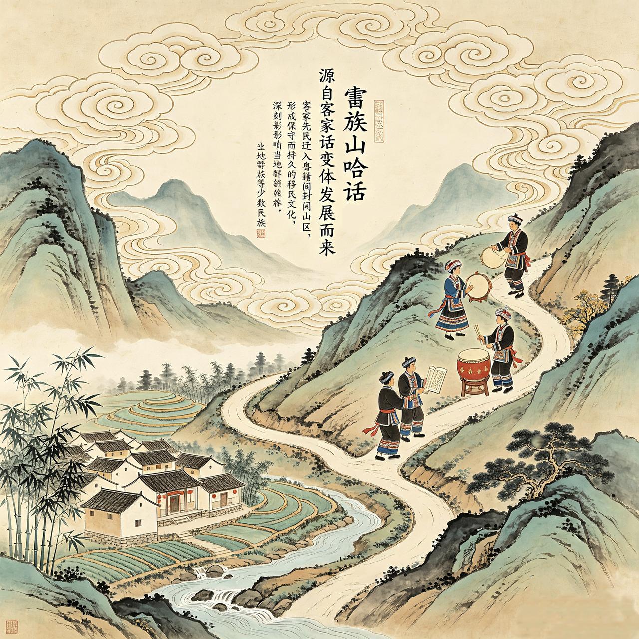 畲族人使用的“山哈话”，虽然保留了不少古畲底层词汇语音特征。但本质上，其实是属于