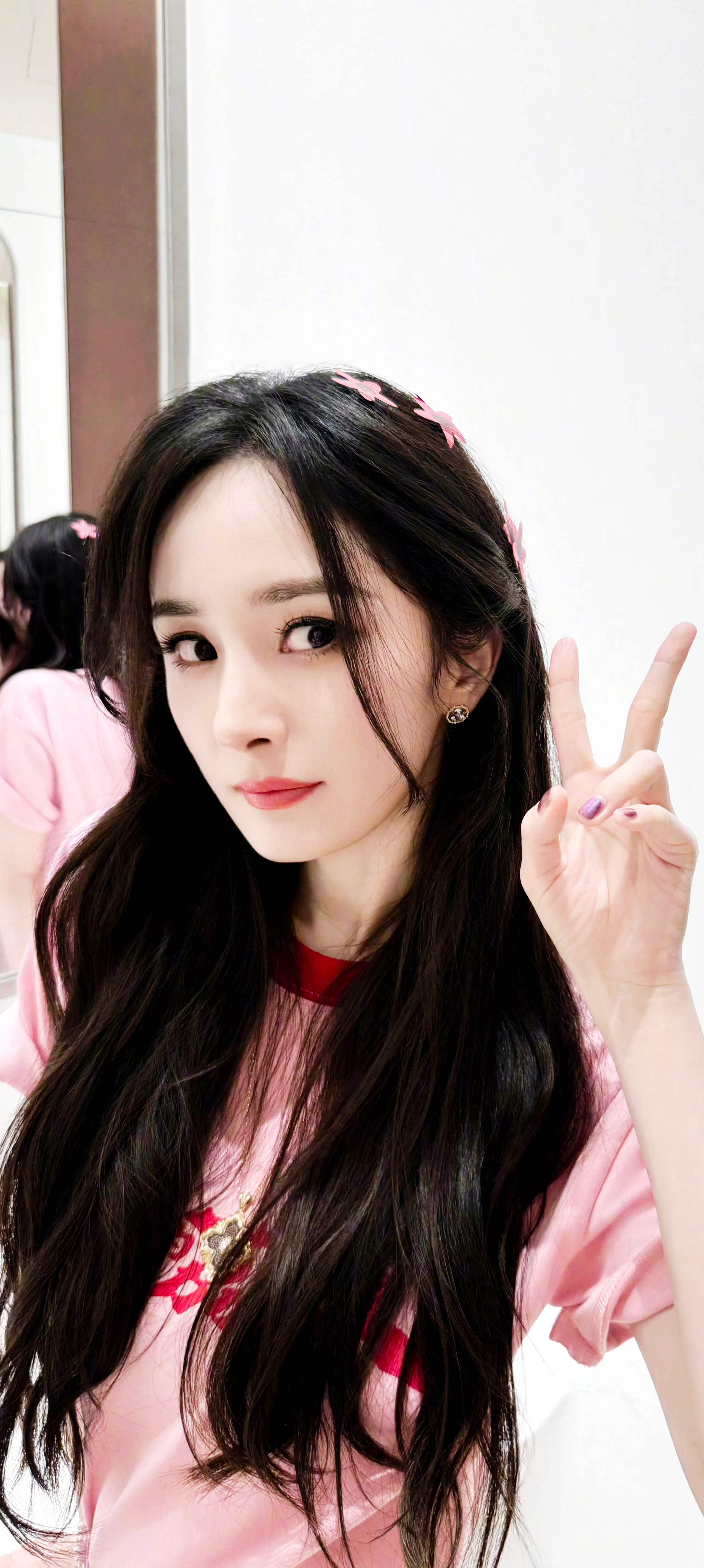 杨幂 粉色的小花花~杨幂杨幂 