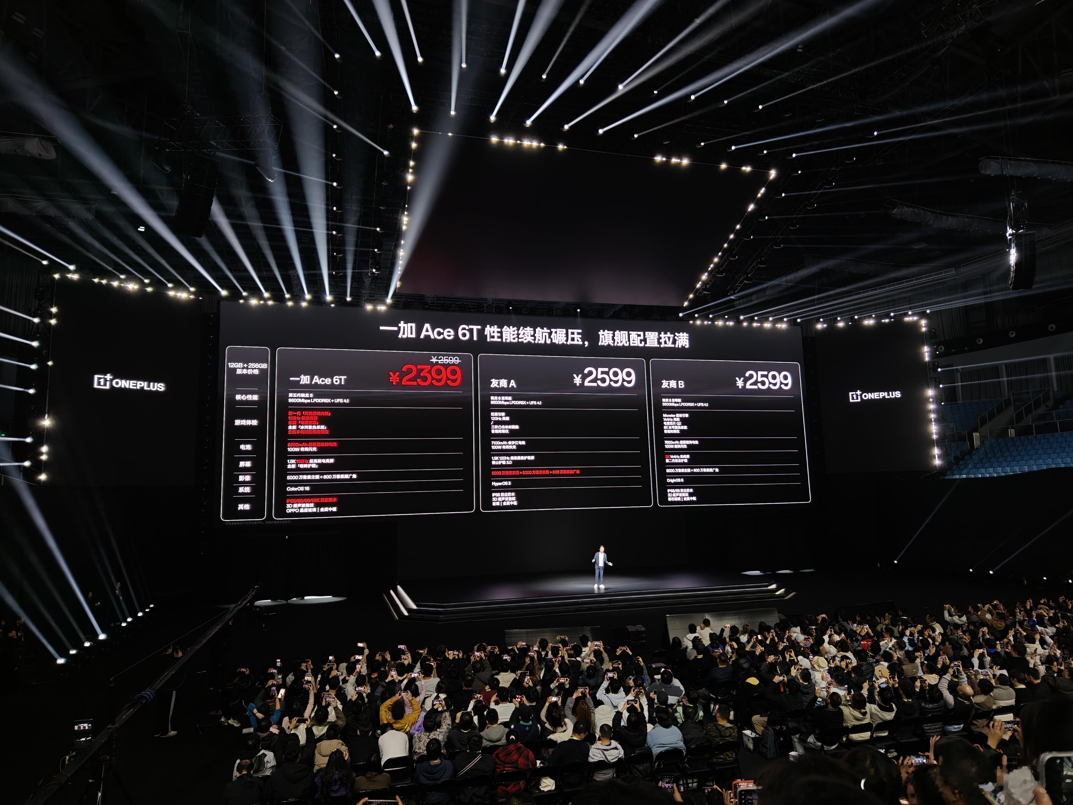 卧槽，一加Ace6T直接￥2399起售，这价格太香了吧一加Ace6T新品发布