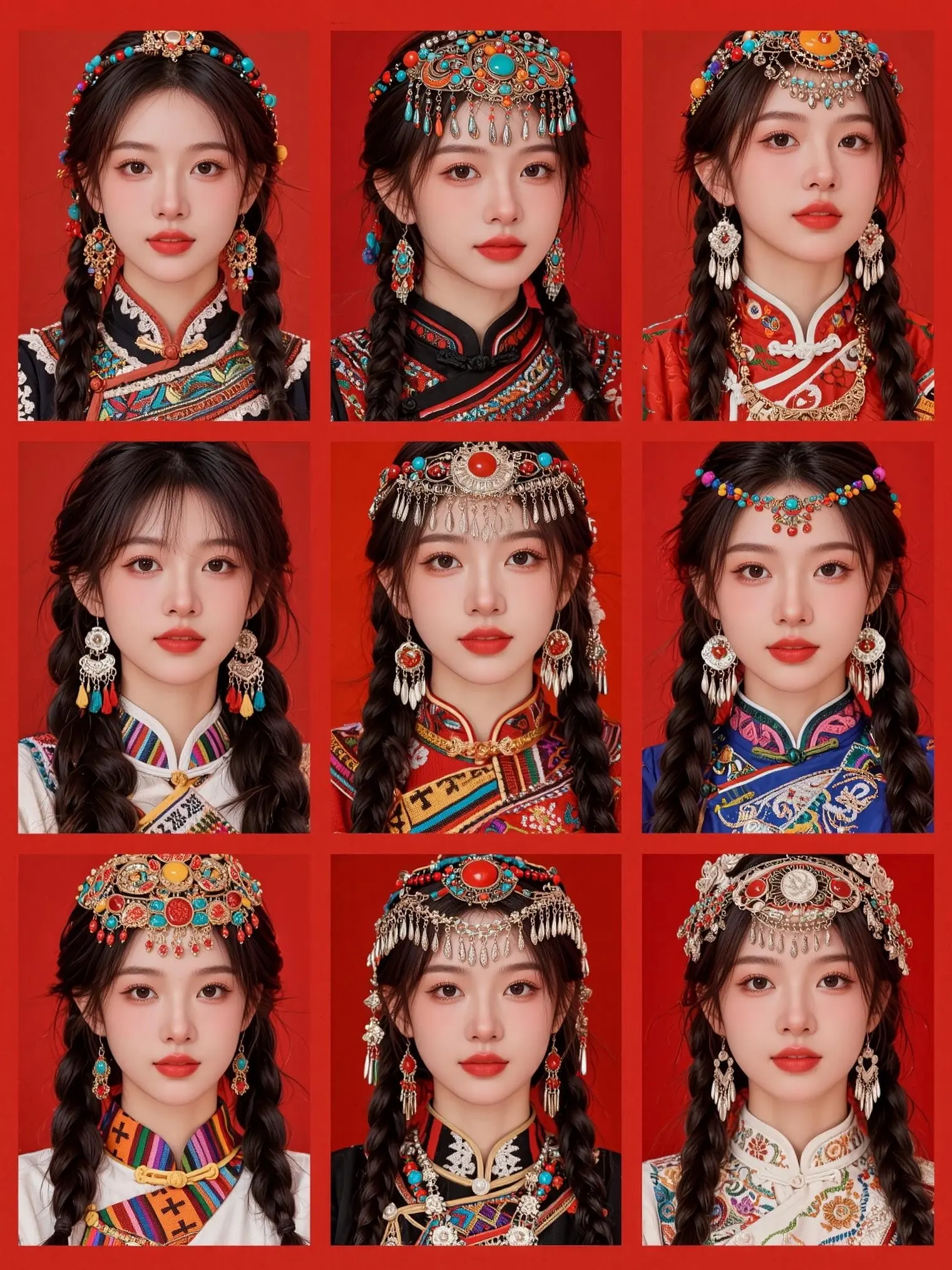 民族风写真 ai创作