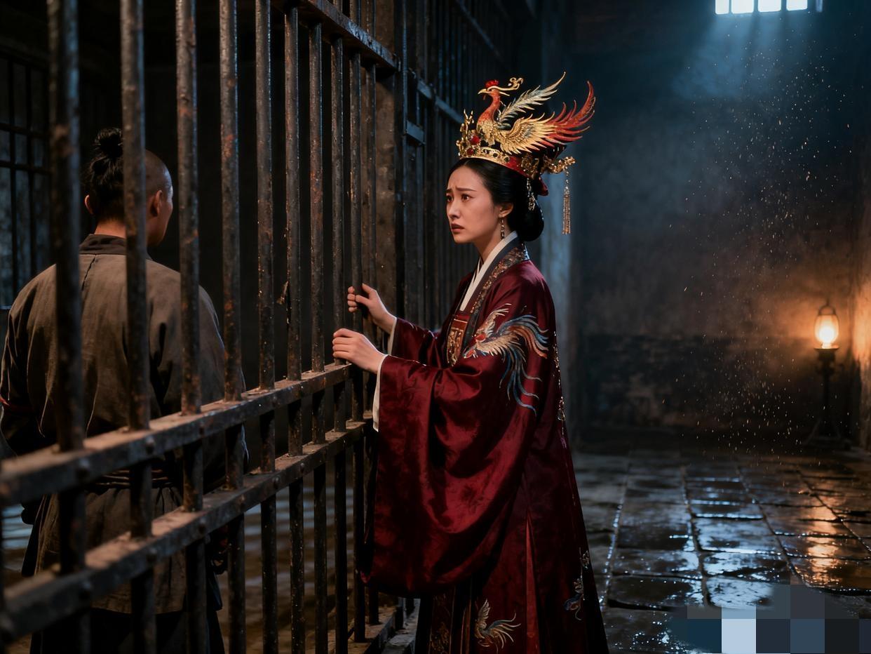 朱元璋处决女婿欧阳伦前，马皇后亲自去天牢送饭，发现女婿囚服袖口里绣着三个字，她看