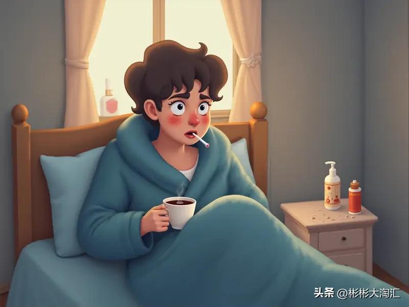 我最想我妈的时候，就是生病难受的时候。有次我重感冒，浑身乏力还发烧。一个人躺在床