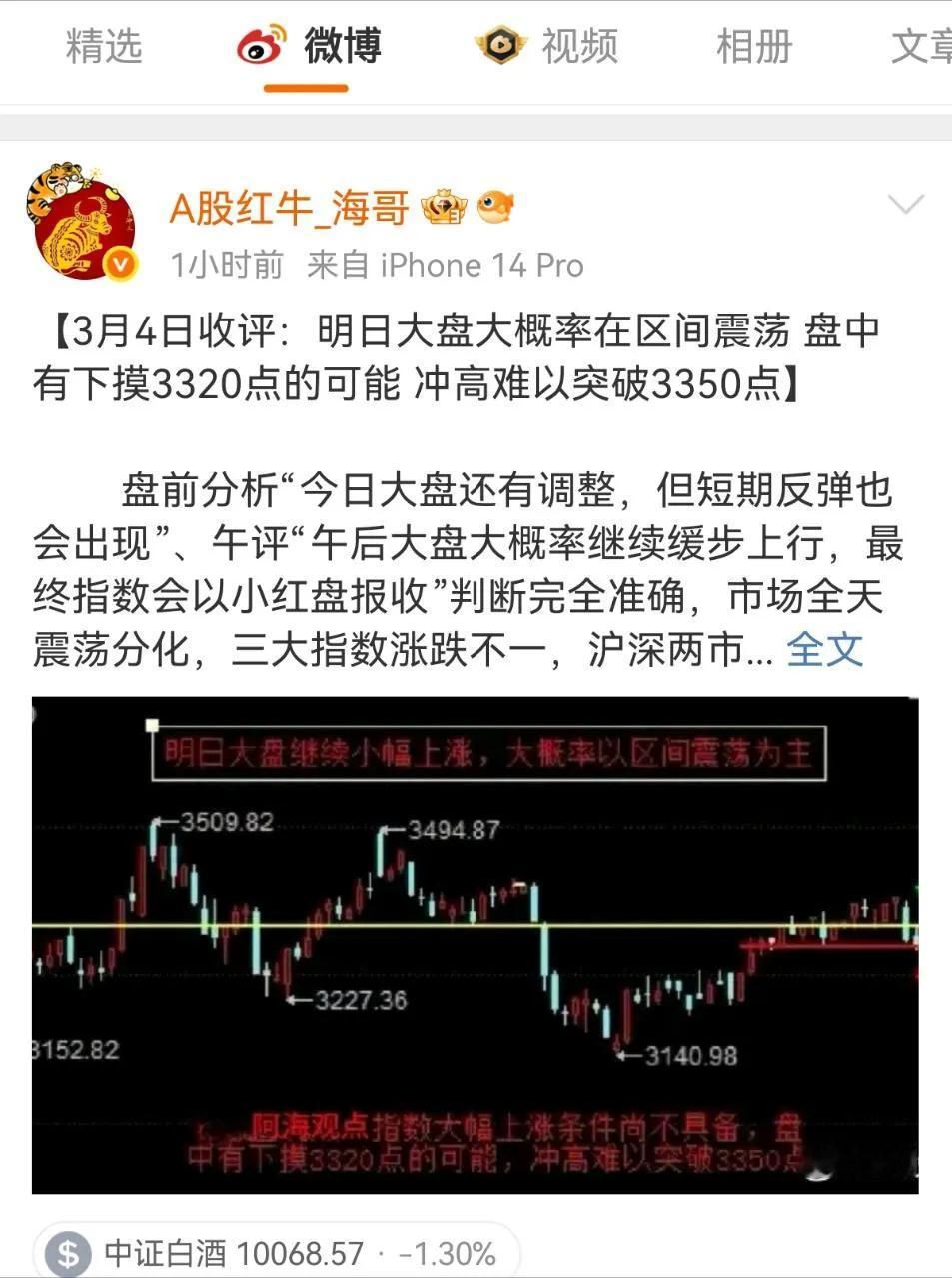 【窃贼A股红牛-海哥老毛病又犯】

        我的粉丝发现，阿正今天的午评