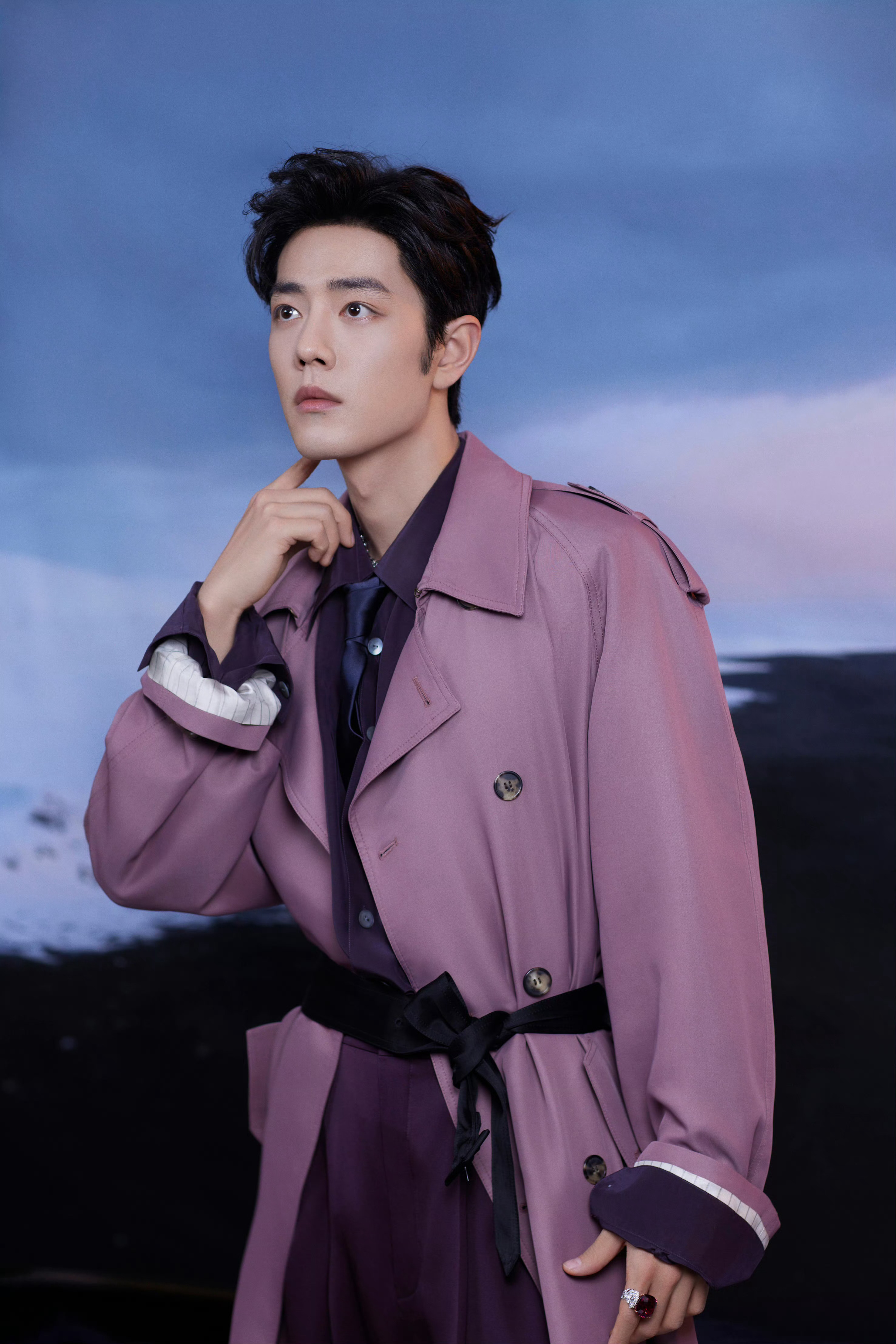 肖战  x  东方卫视跨年 造型图来了！身穿Saint Laurent 2026