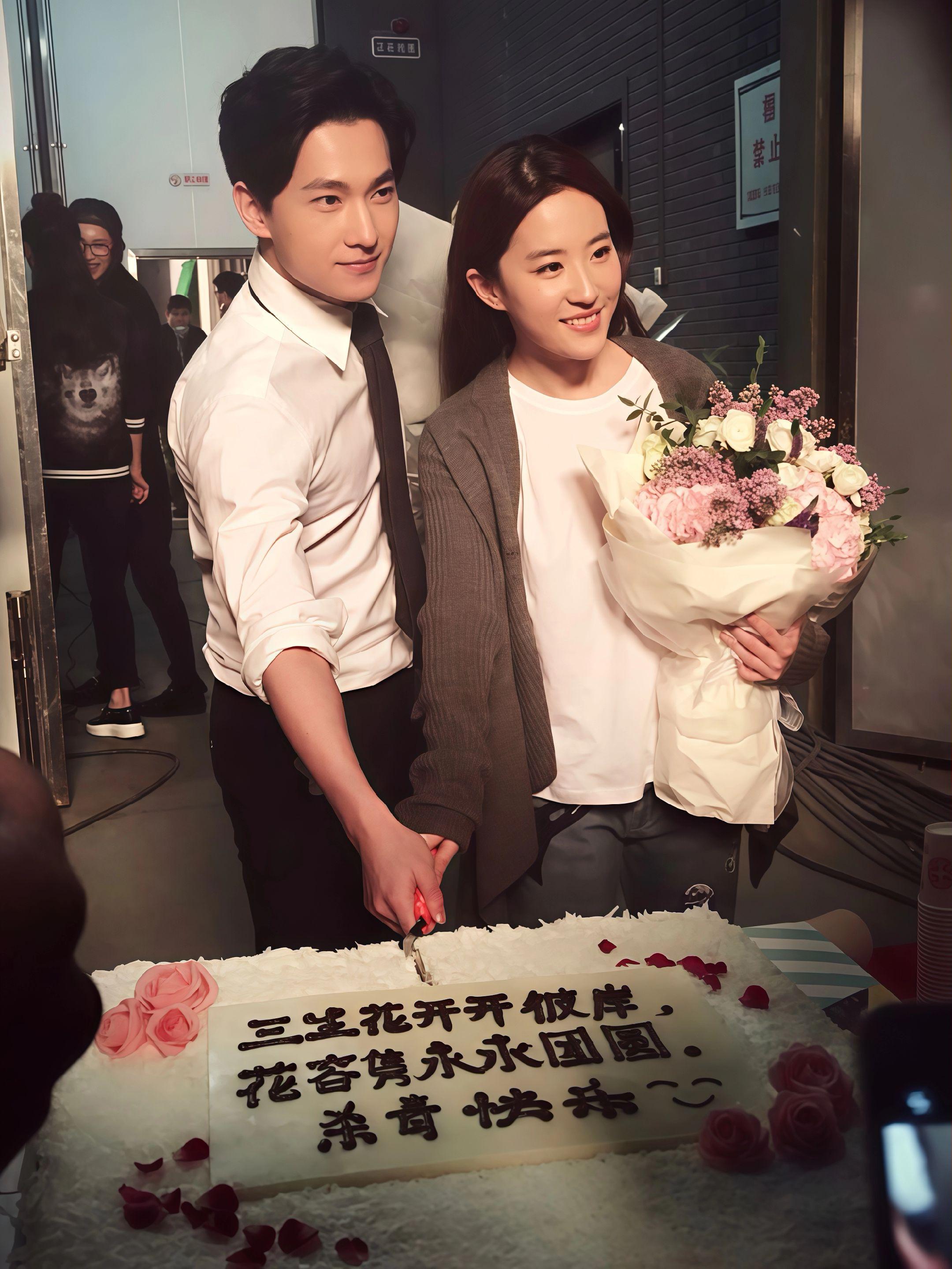 新婚夫妻的羞涩感。