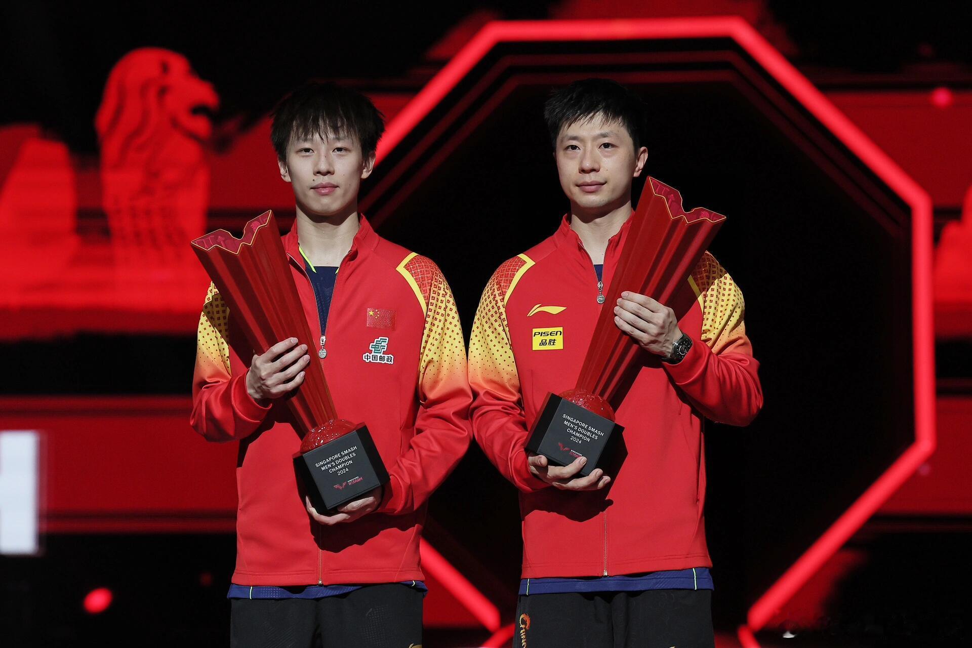 今夕是何年！还记得龙远组合圆梦登顶🏆🏓马龙斩获个人首个WTT冠军🏓林高远收