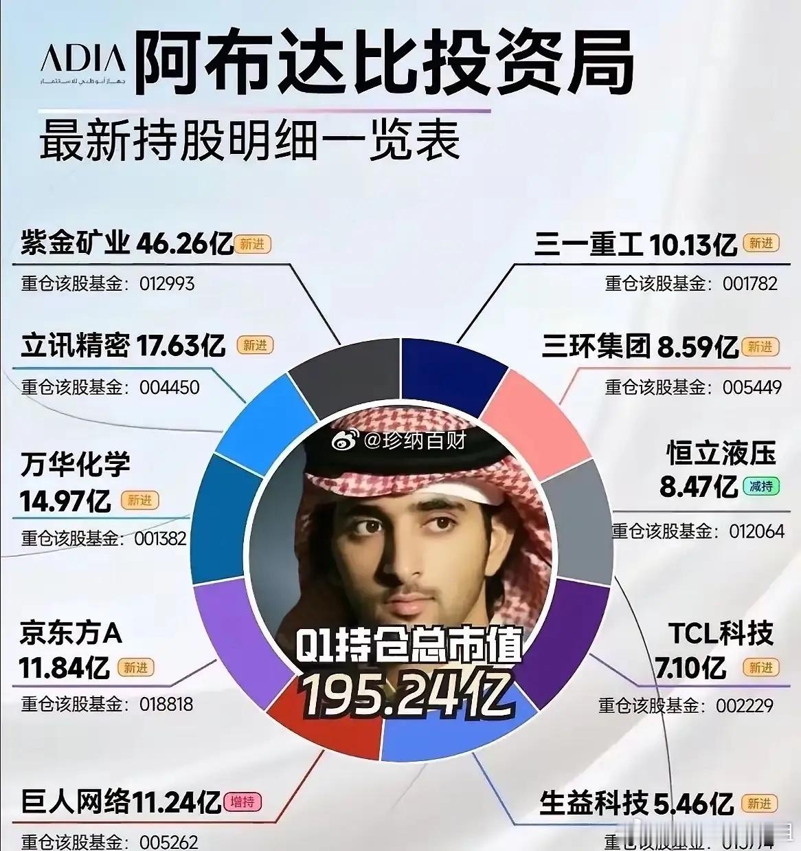 外资顶流大手笔扫货A股！中东土豪重仓名单曝光🔥全球顶级资本阿布达比投资局（AD