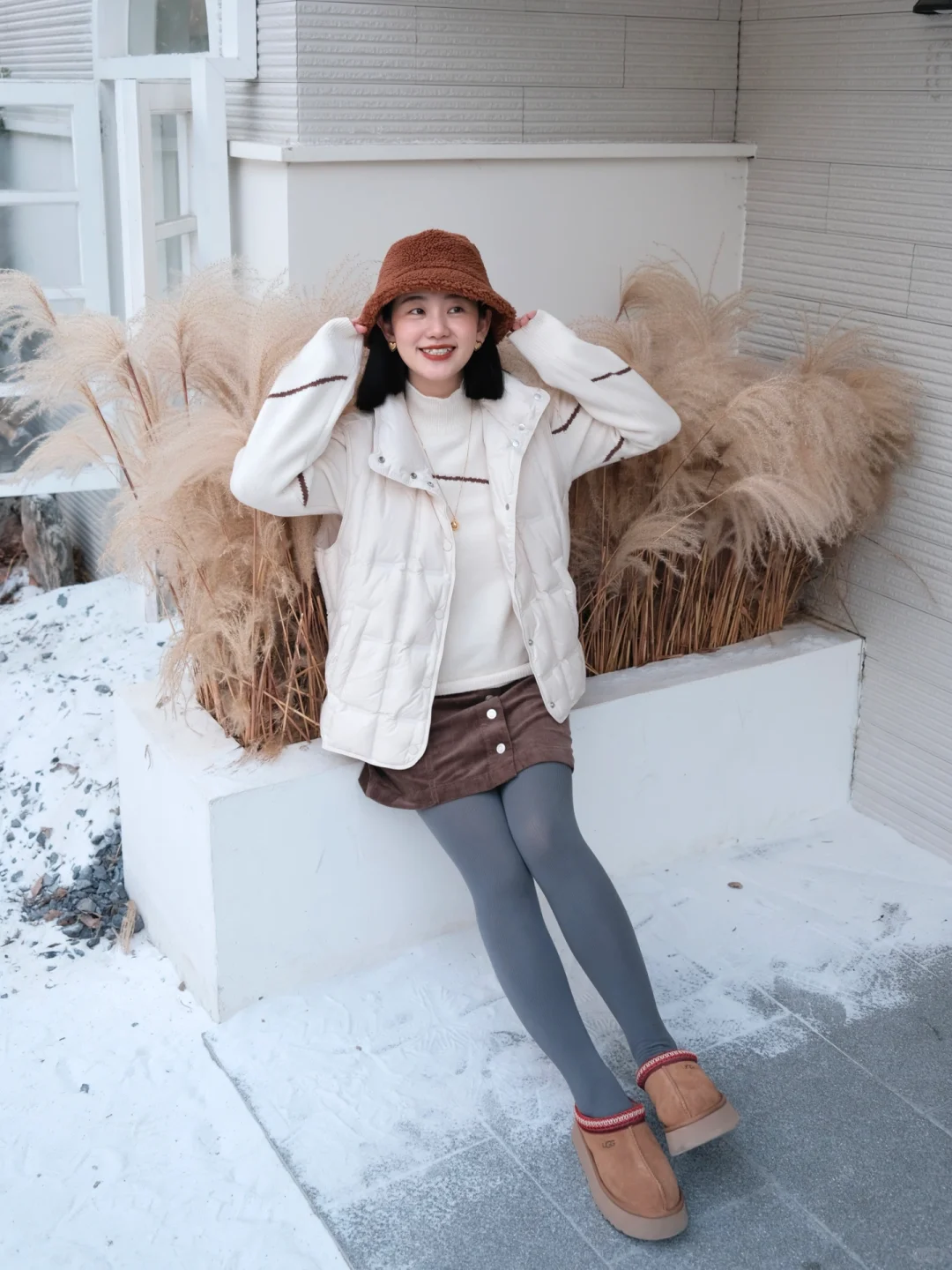 简单舒适的冬日乖巧look☃️