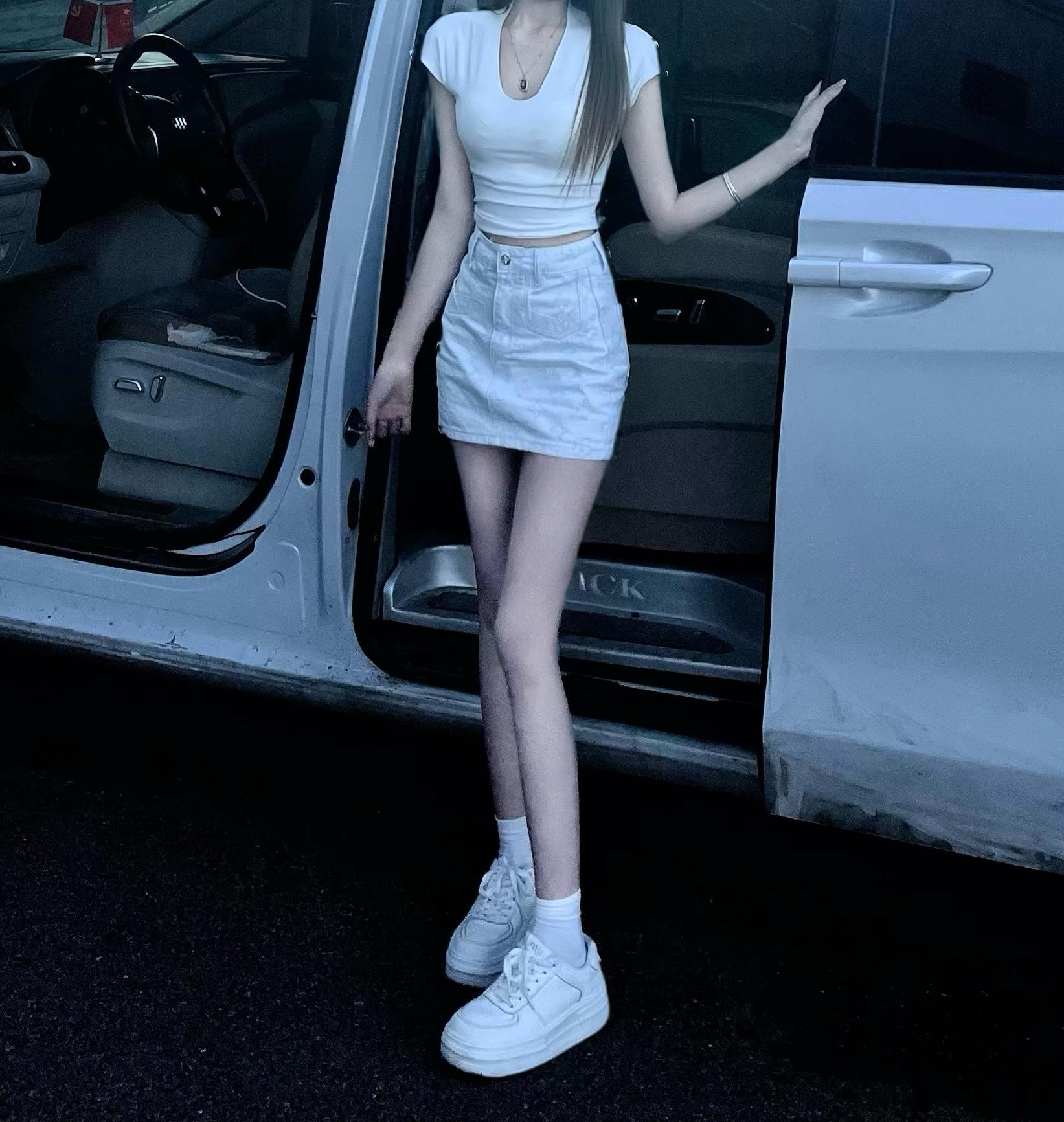 大长腿 穿搭 随拍
