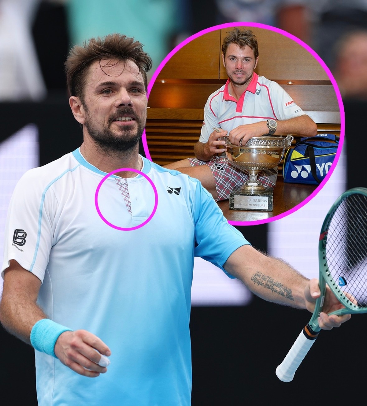 必须给YONEX点赞👍瓦林卡战袍设计的小巧思！懂得都懂！这很澳网澳网2026网