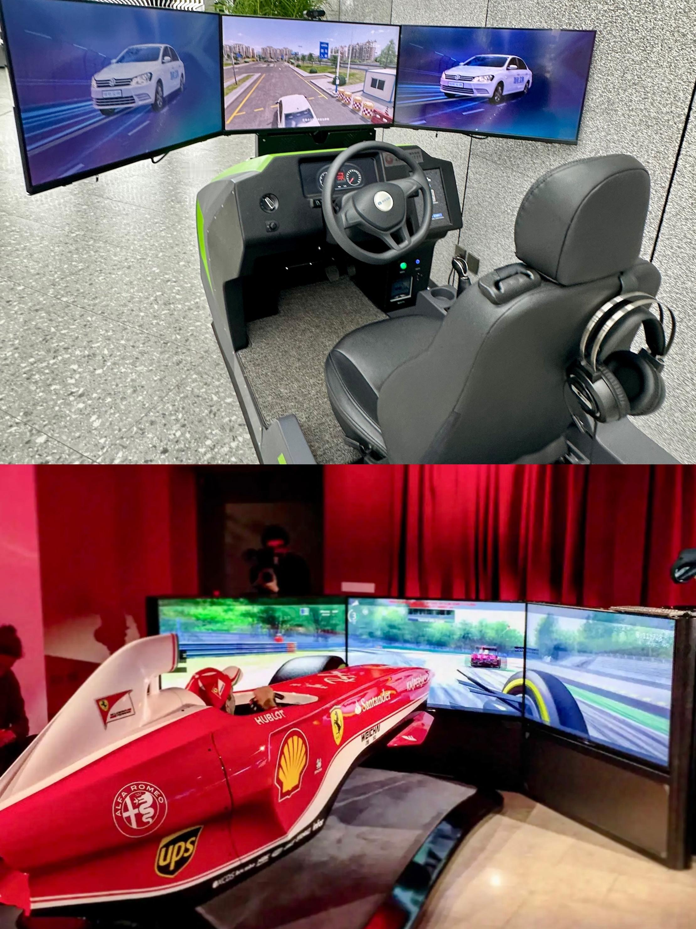 某些时候，驾校学员≈F1车手，因为他们平时练车都用模拟器[偷笑] ​​​
