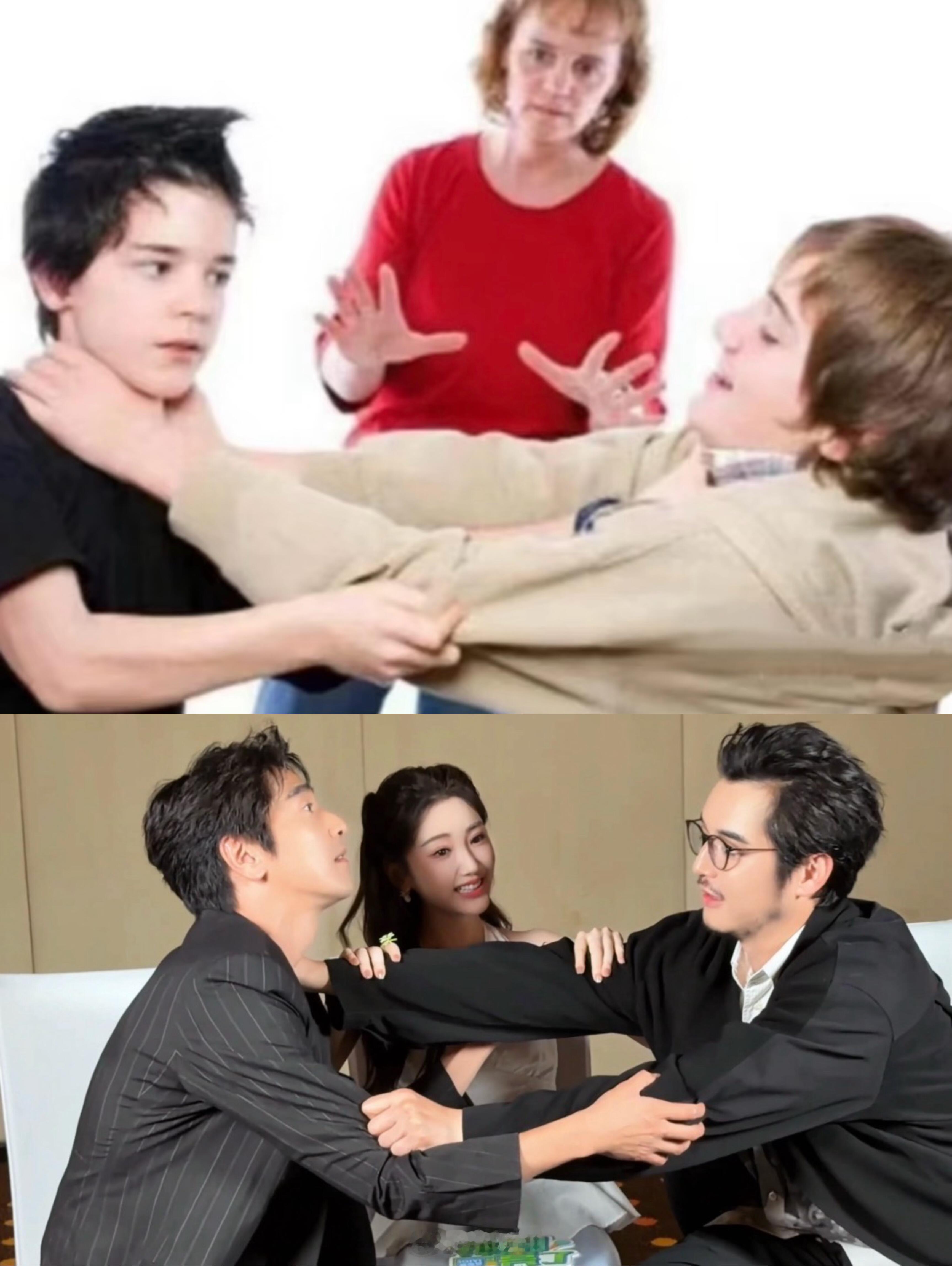 当你问三个人合照怎么拍：毛晓彤为了剧宣五问赵又廷