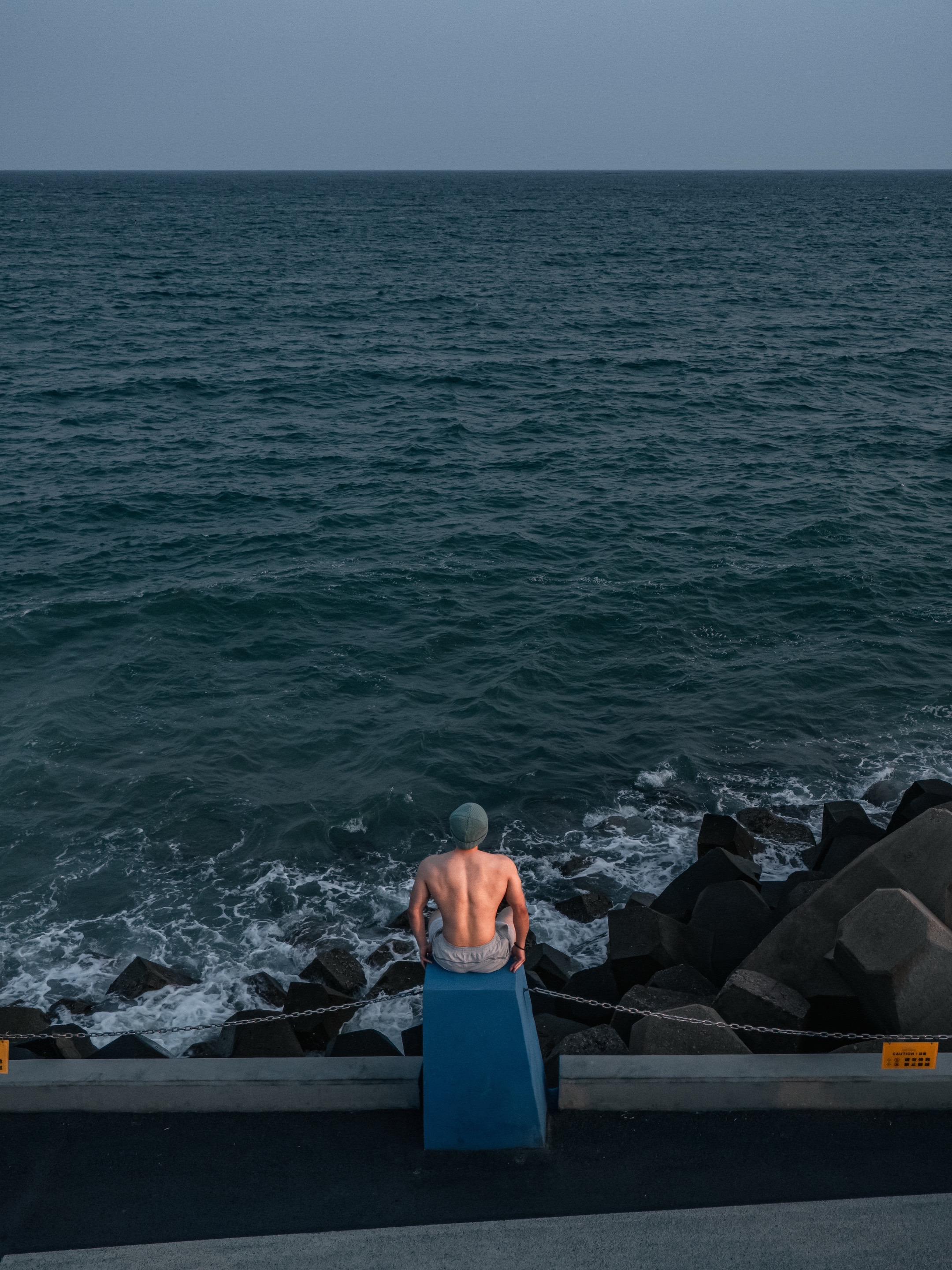 最近的人生乐趣是看海🌊。为什么北京只有后海？？