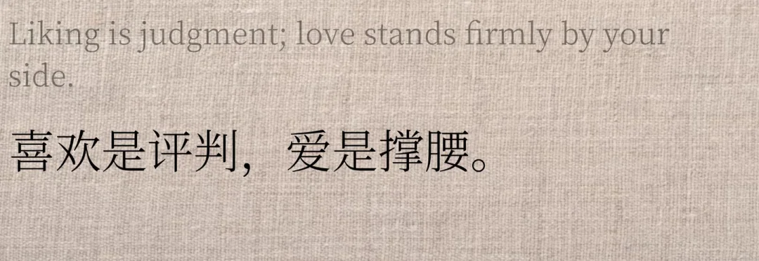 天呐！太喜欢这句了