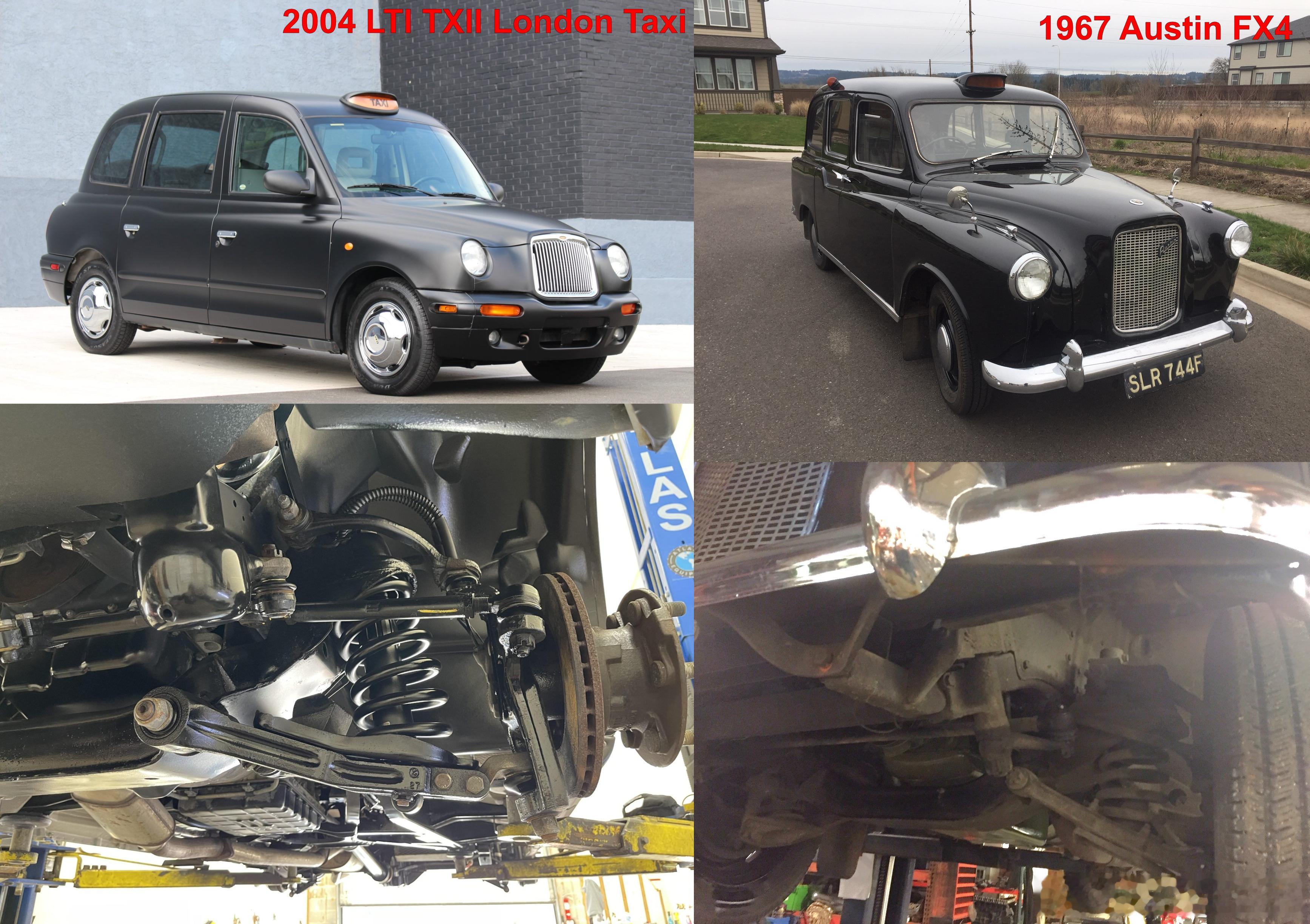 英伦出租车。。。从1967年到2004年。。。感觉前腿变化不大。。。