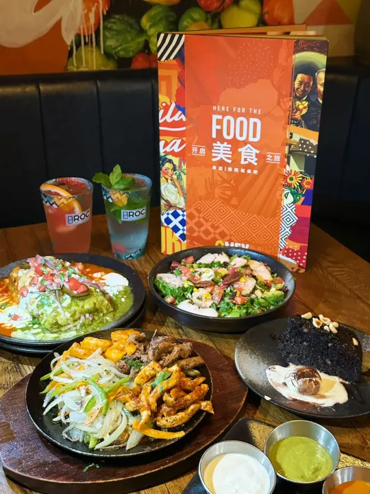 下班小聚🌮，QMEX蓝港店太chill了❗