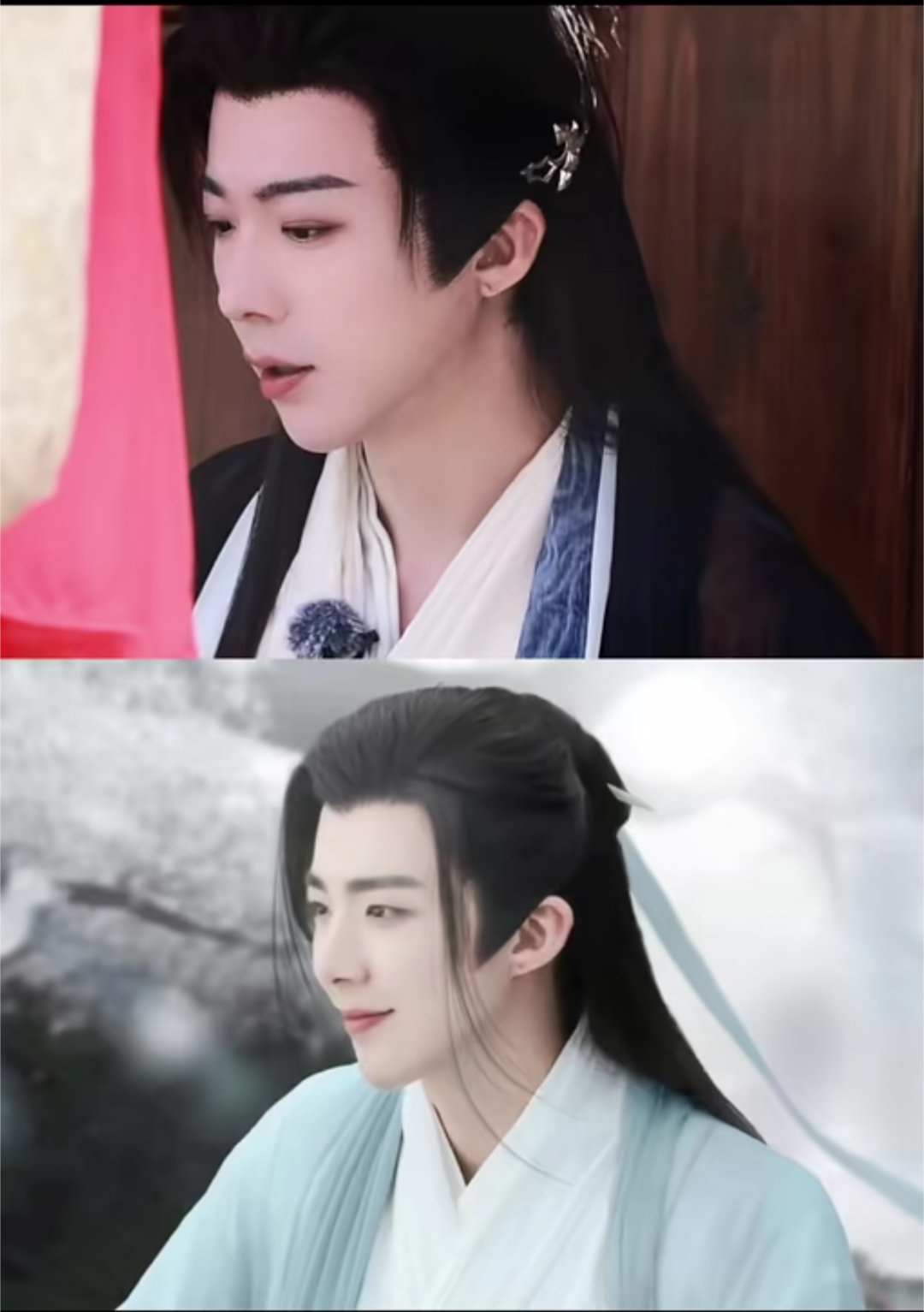 《开始推理吧4》古风造型一出场，一袭长衫清俊雅致，身姿挺拔，温润贵气，眉眼间熟悉