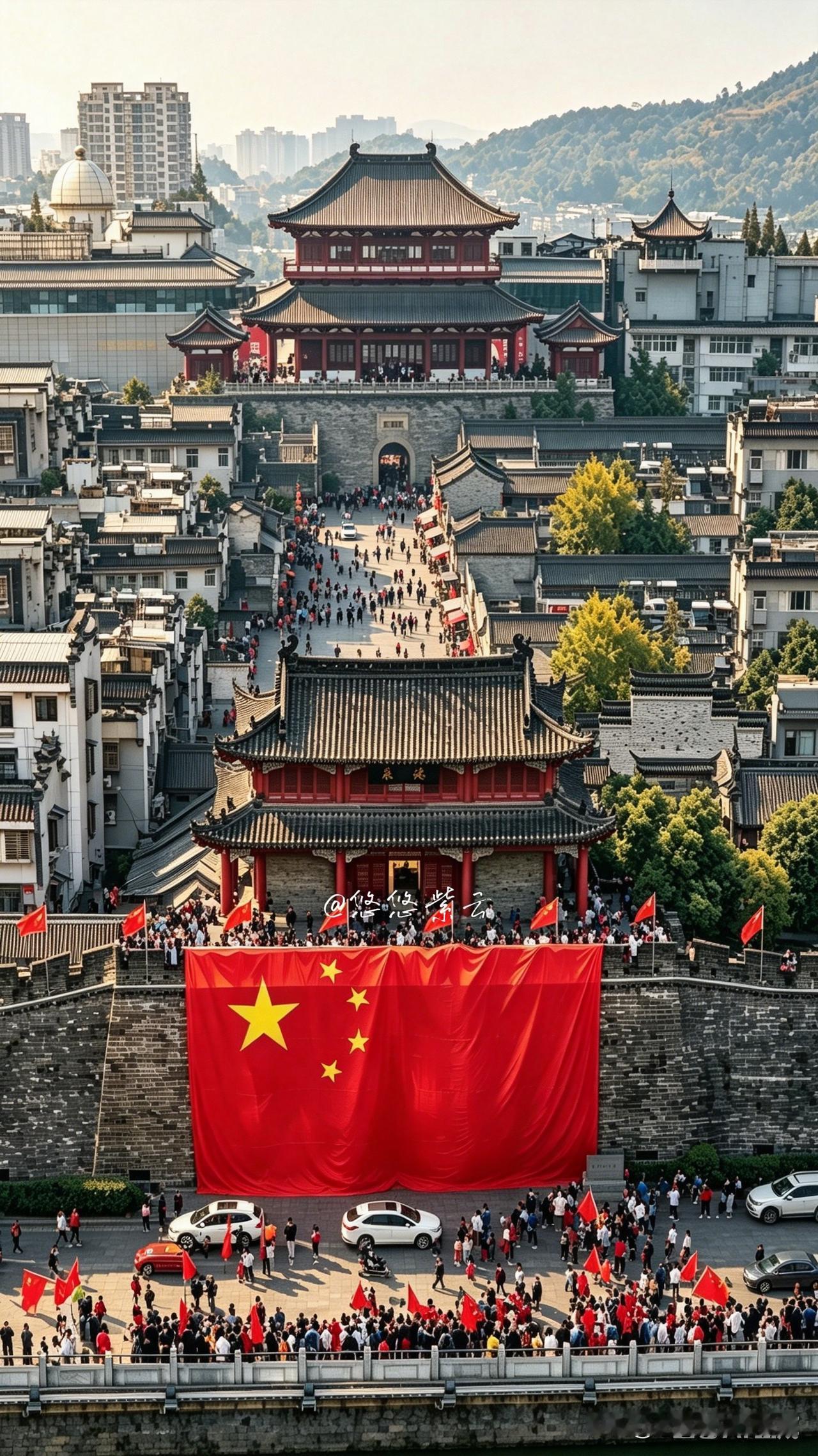 巨幅国旗是襄阳献给祖国深情告白！

金秋九月，红动古城。9月29日，巨幅五星红旗