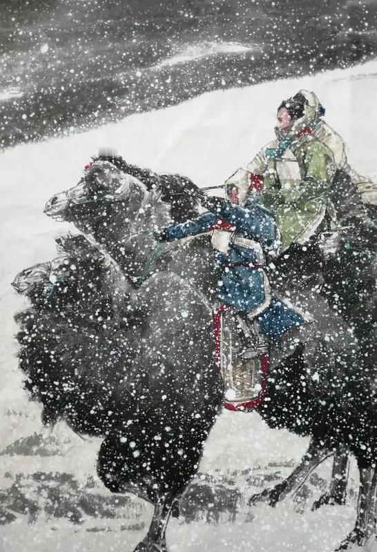 我想到一句“北风卷地白草折，胡天八月即飞雪”。这是岑参《白雪歌送武判官归京》里的