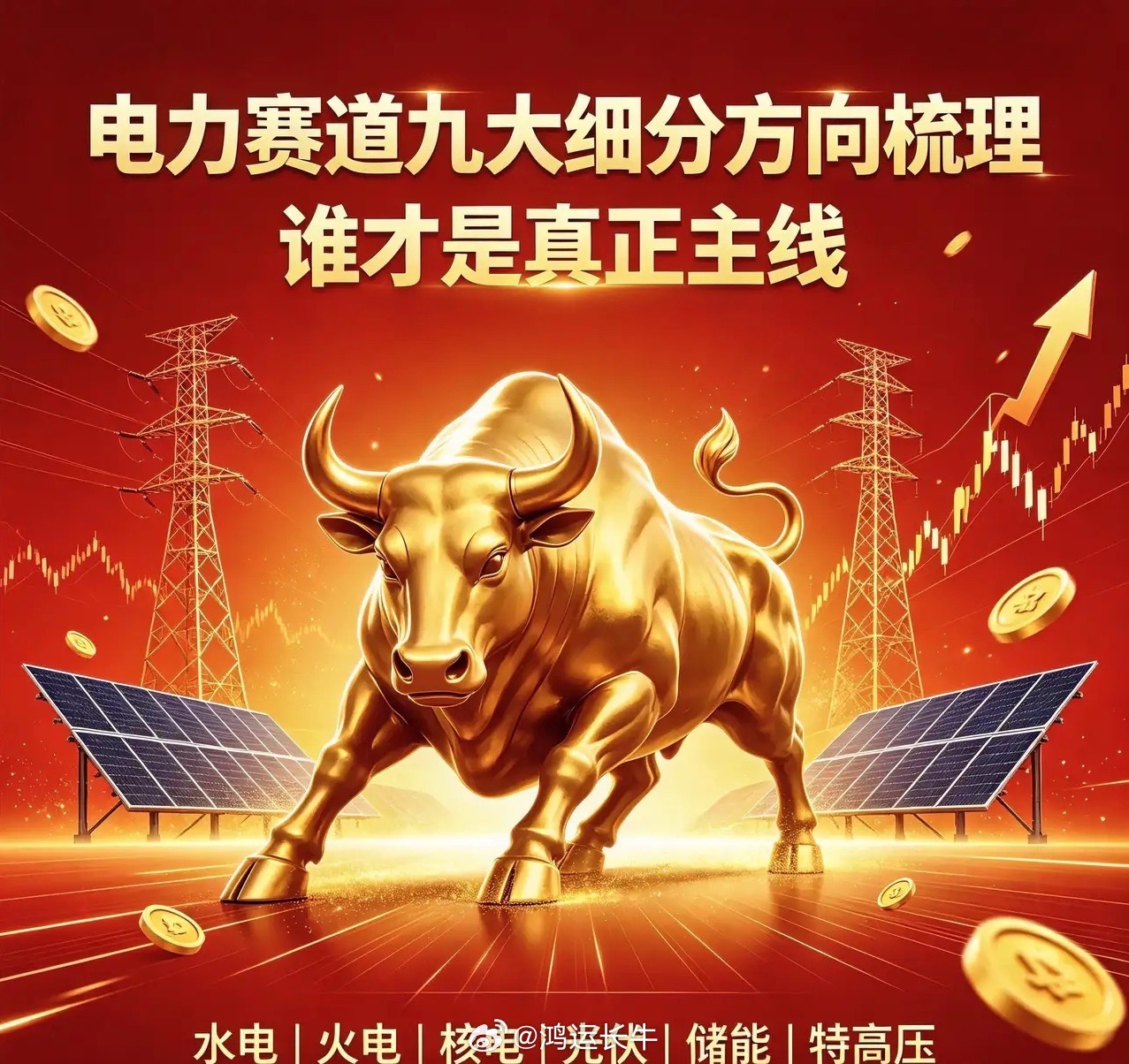 电力赛道九大细分方向梳理：谁才是真正主线近期电力板块走出明显结构性强势，全产业链