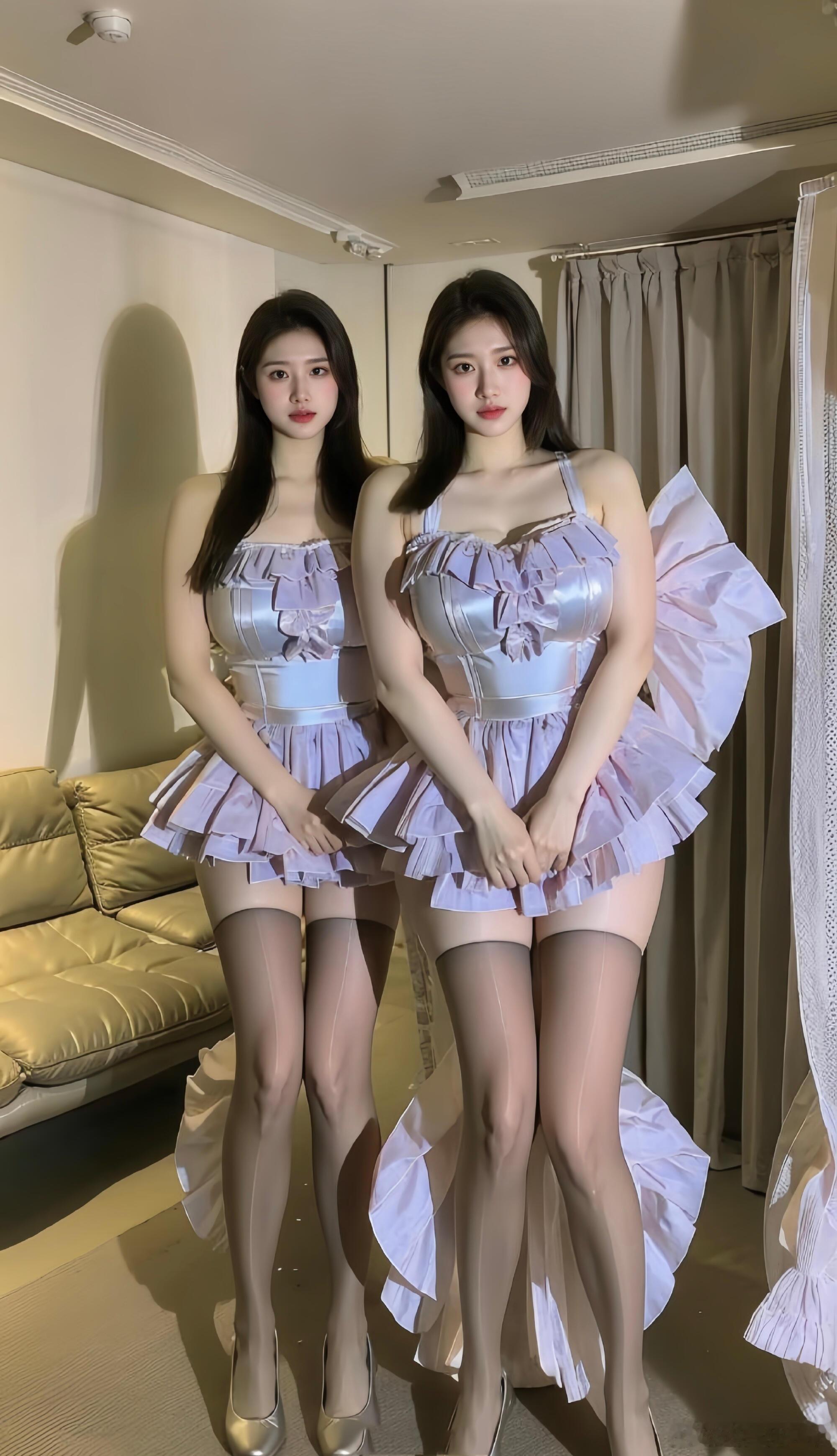 姐妹花，快乐加倍 ​​​