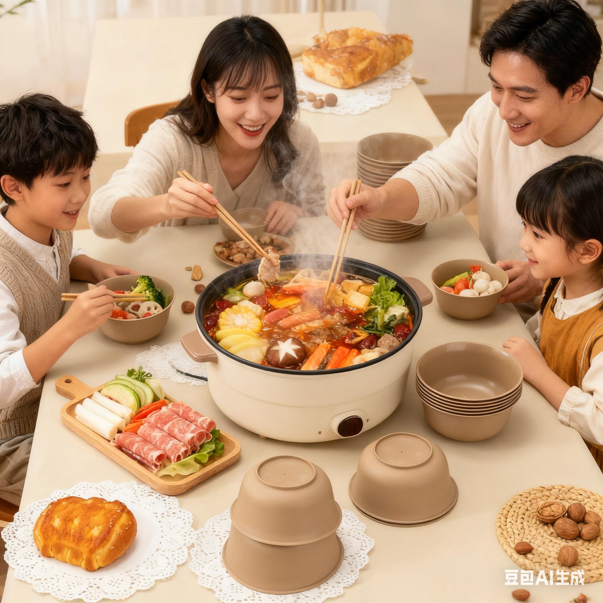 平时聚餐多又不想洗碗的，就用这个一次性的稻壳碗，真的是很方便！现在很划...