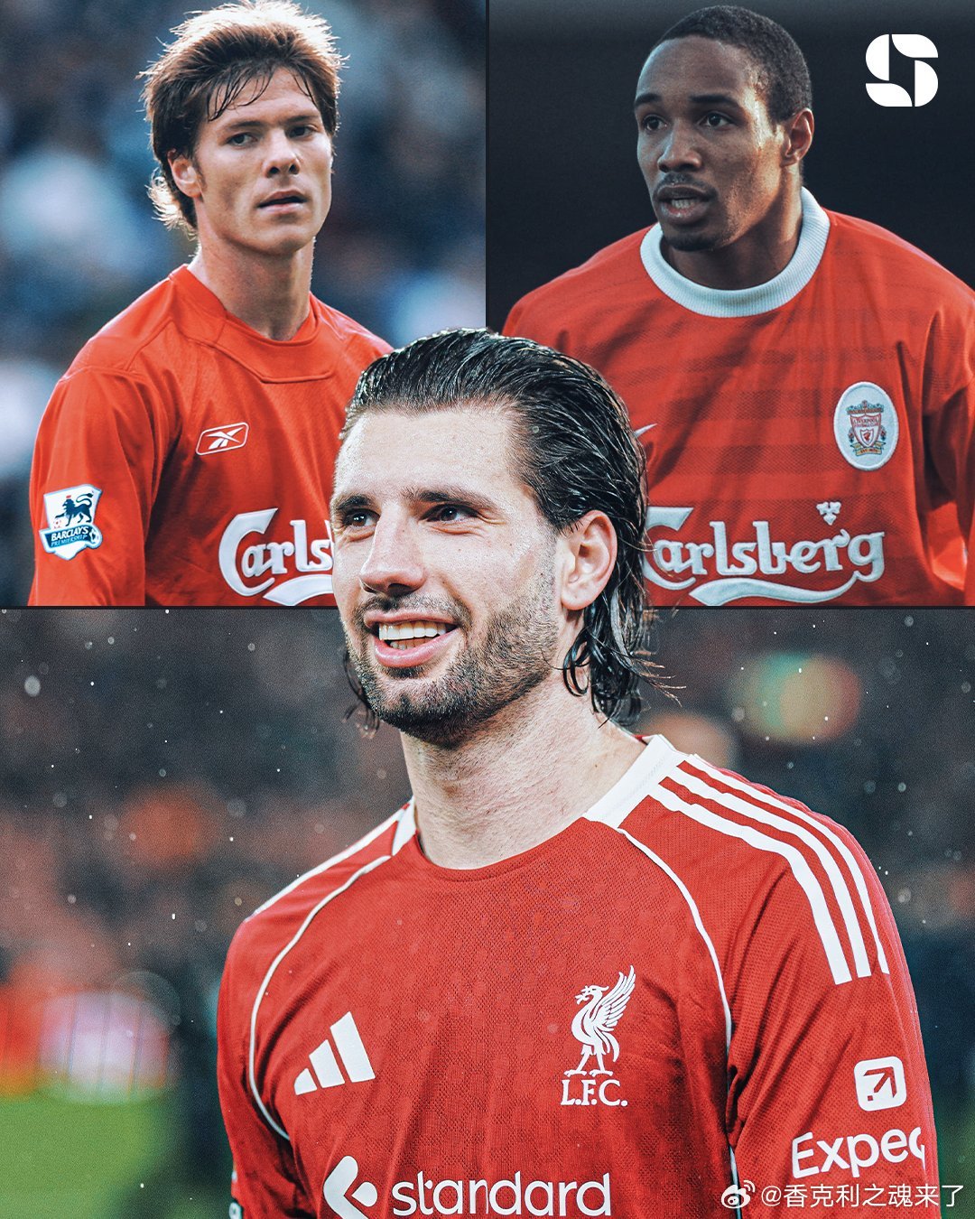 为利物浦打入恰好14粒英超进球的球员：◎ 哈维·阿隆索◎ 保罗·因斯◉ 索博斯洛