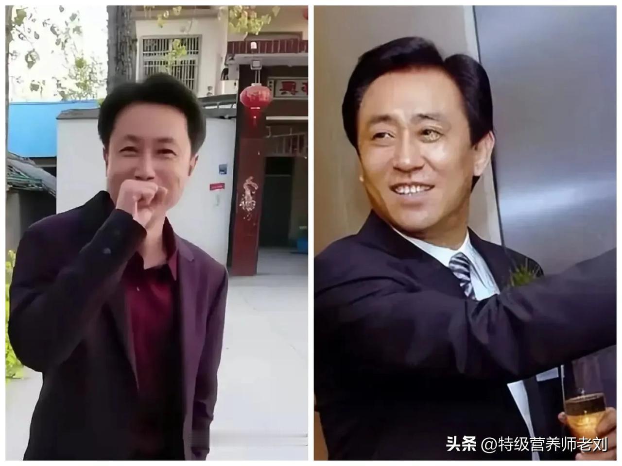 许家印和网红“秀才”，一个是商家大佬（奸），一个是中老年妇女偶像（滑），两个人有