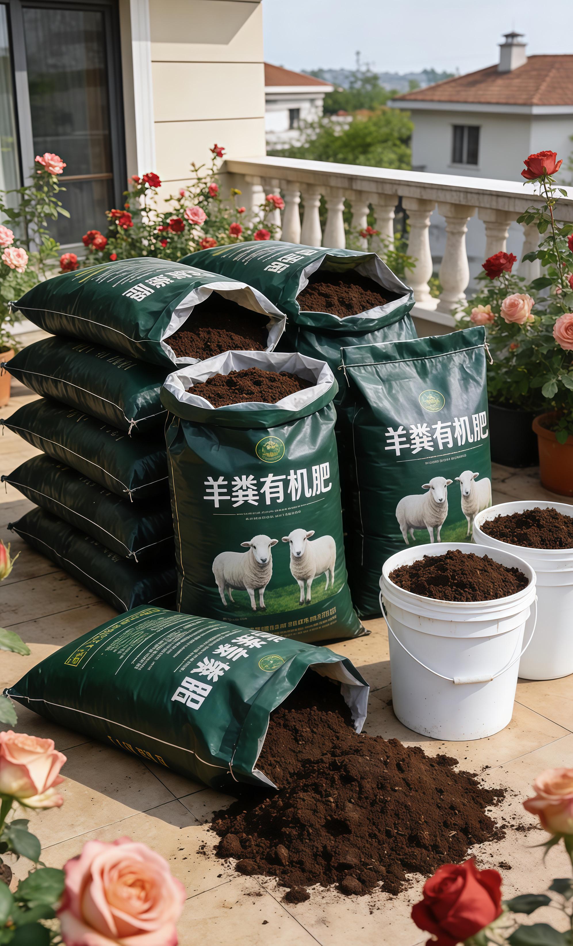 阳台种植 羊粪有机肥 优质农产品