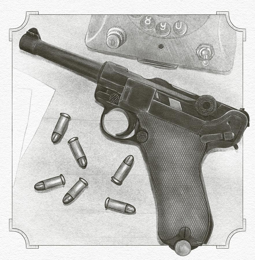型号：鲁格 P08 手枪 (Luger P08 / Parabellum-Pis