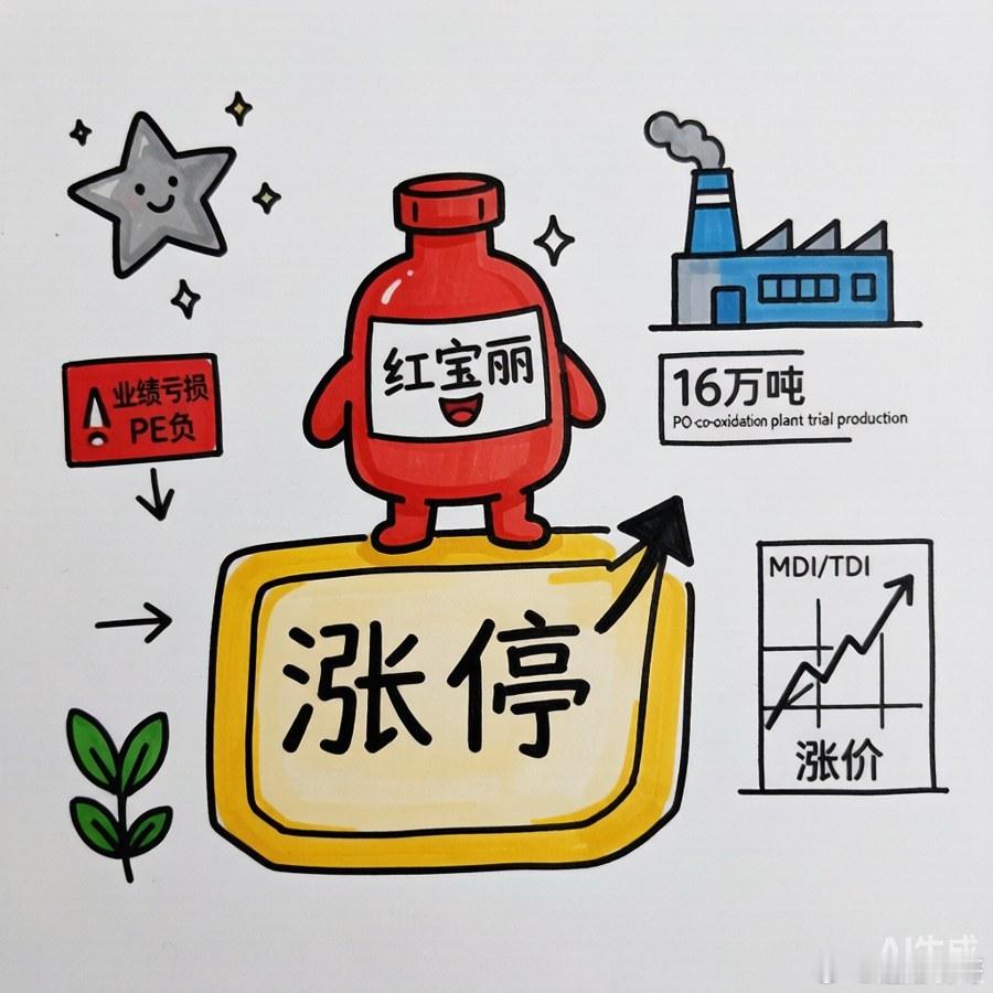 盘中冲板！红宝丽（002165）又回来了？今早红宝丽平开6.48，盘中被砸到6.