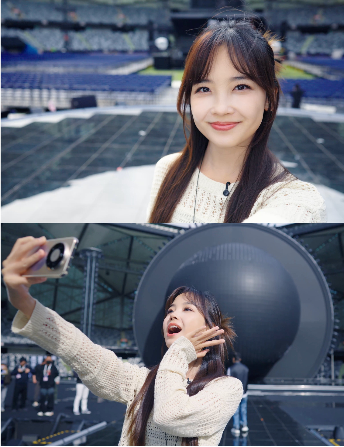 王冰冰探秘鸿蒙星光盛典幕后 鸿蒙星光盛典的亮点不止于台前，幕后同样充满故事。王冰