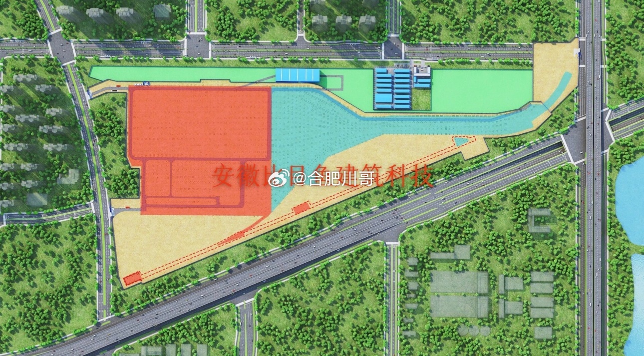 合肥轨道交通地铁7号线一期车辆段工程。合肥城市轨道 ​​​