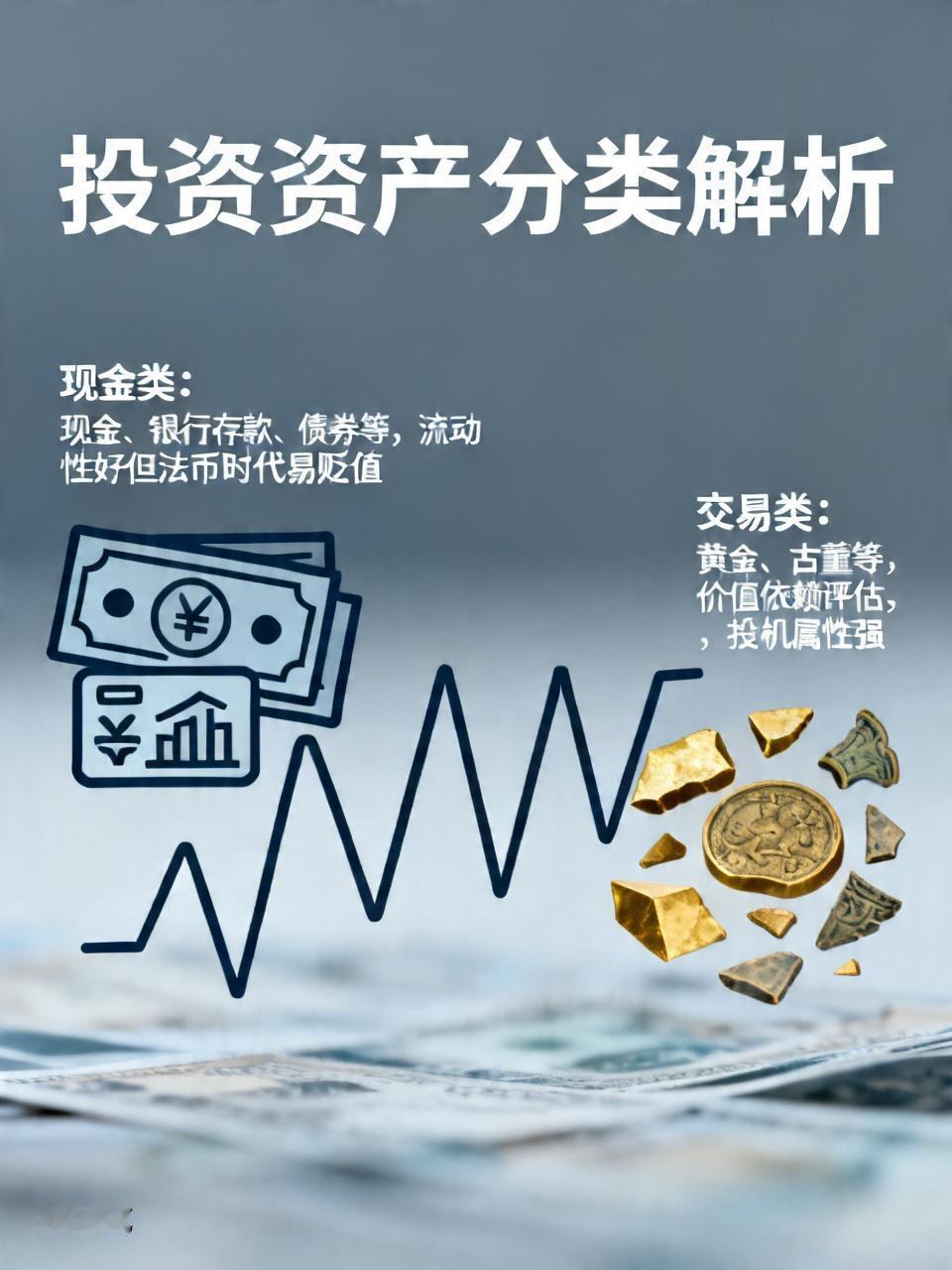 投资领域里的三大类资产各具特色。现金类资产，诸如现金、银行存款、债券等，是大众较