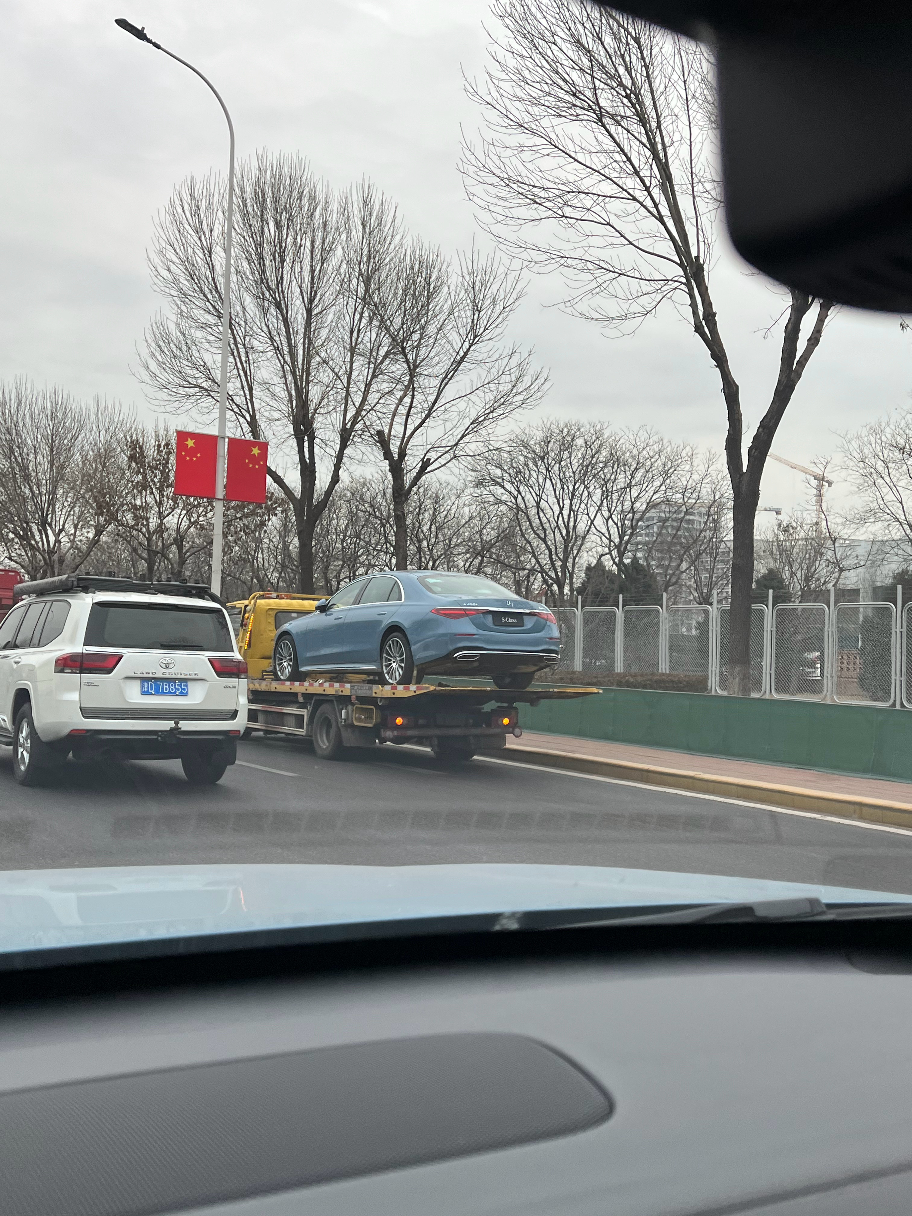 匠心高定 瓷器蓝 S450L这颜色够少见了 天津·中国天津自由贸易试验区