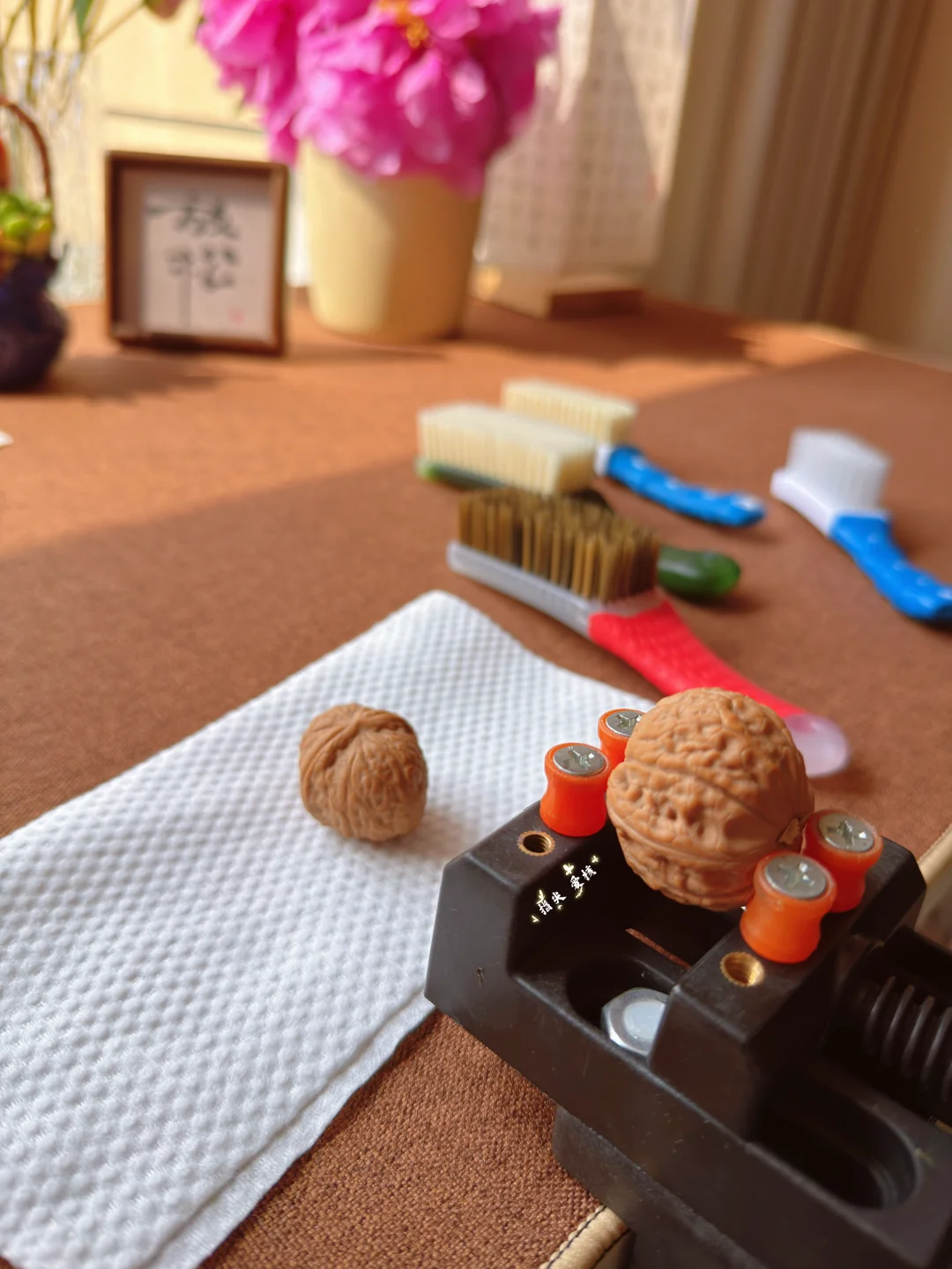 刷核桃的乐趣👐