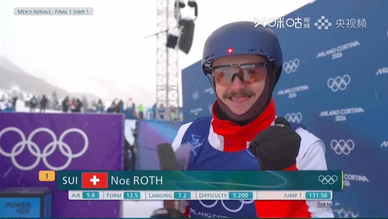 瑞士选手一上来就跳了131.56的超高分全民聊冬奥