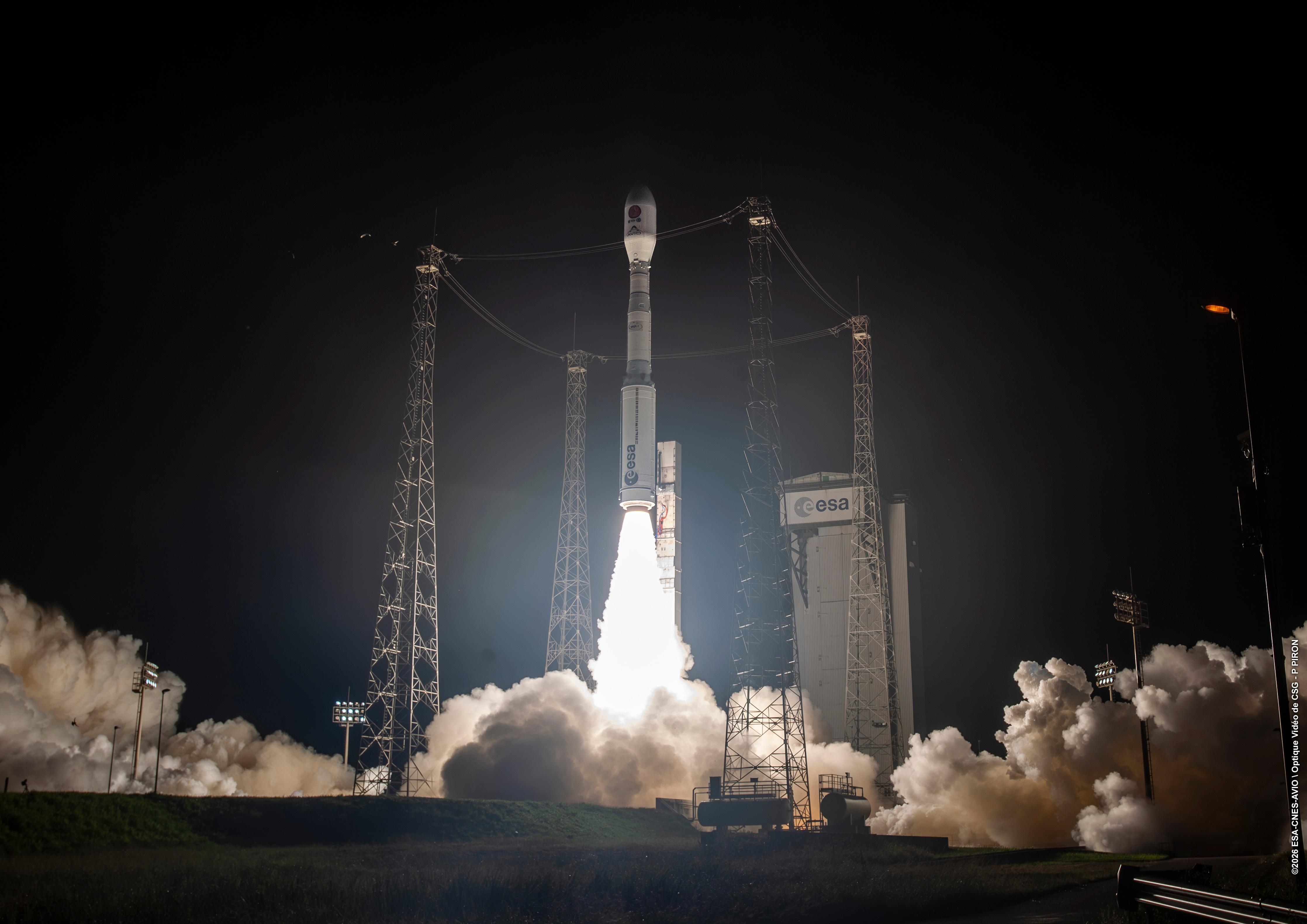 今天11:52，Avio在法属圭亚那库鲁航天发射场Ariane Launch A