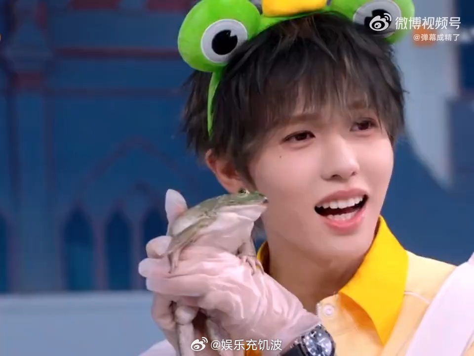 李昊赵一博王子变青蛙李昊赵一博你俩胆子真是肥嘟嘟的 综艺名场面预定，李昊赵一博王