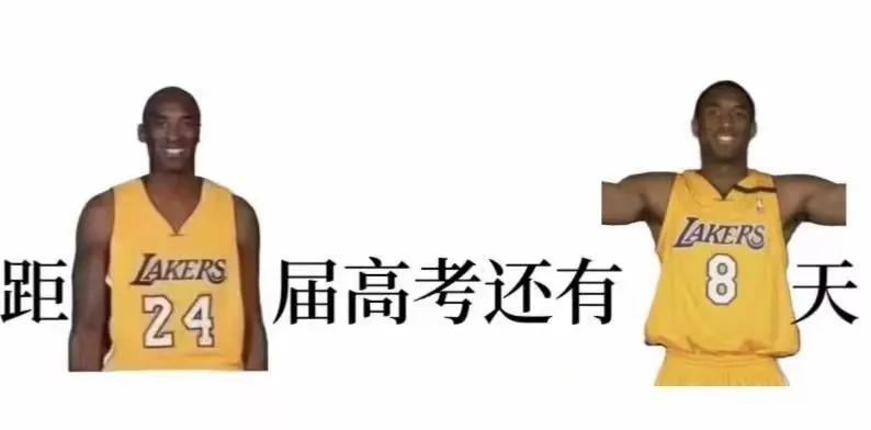 距24届高考还有8天，你们真能省，直接用科比代替，真是人才呀！
[呲牙][呲牙]