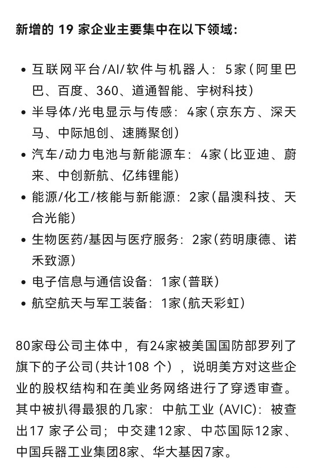 刚看完蔚来的官方公告，属实有点离谱。美方直接把蔚来划进军企名单，可人家从头到尾只