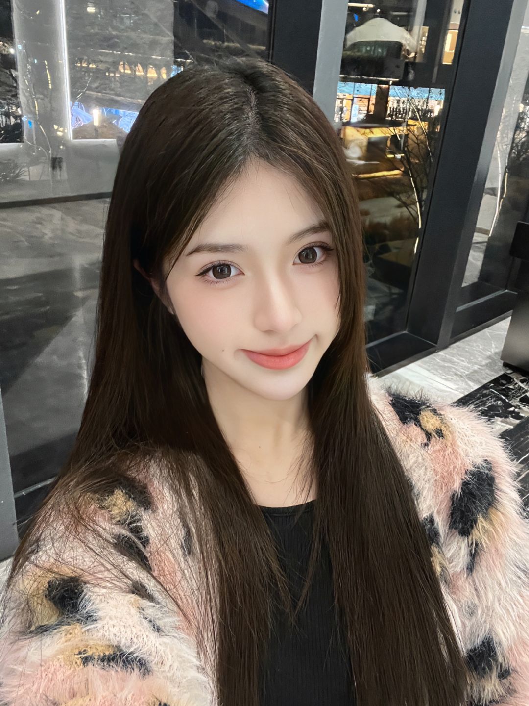 自然卷拉直之后美了八个度…