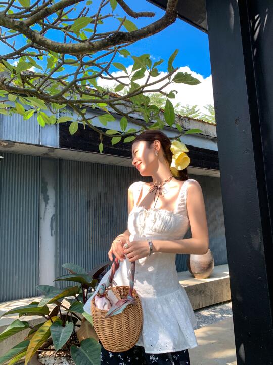 夏天这样穿不要太漂亮了🍃