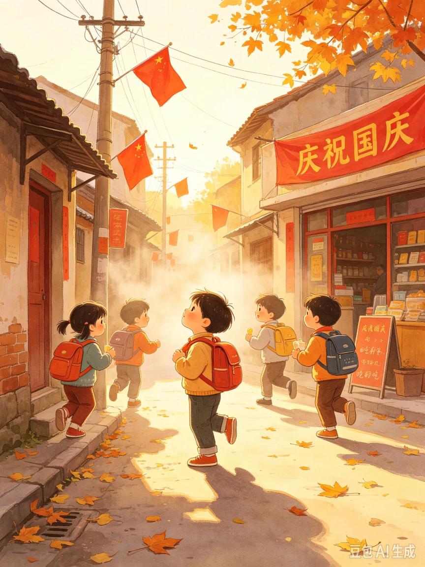 提前盼国庆的心情，比现在盼好久
秋日生活打卡季
小时候，早早就盼着国庆。掰着手指