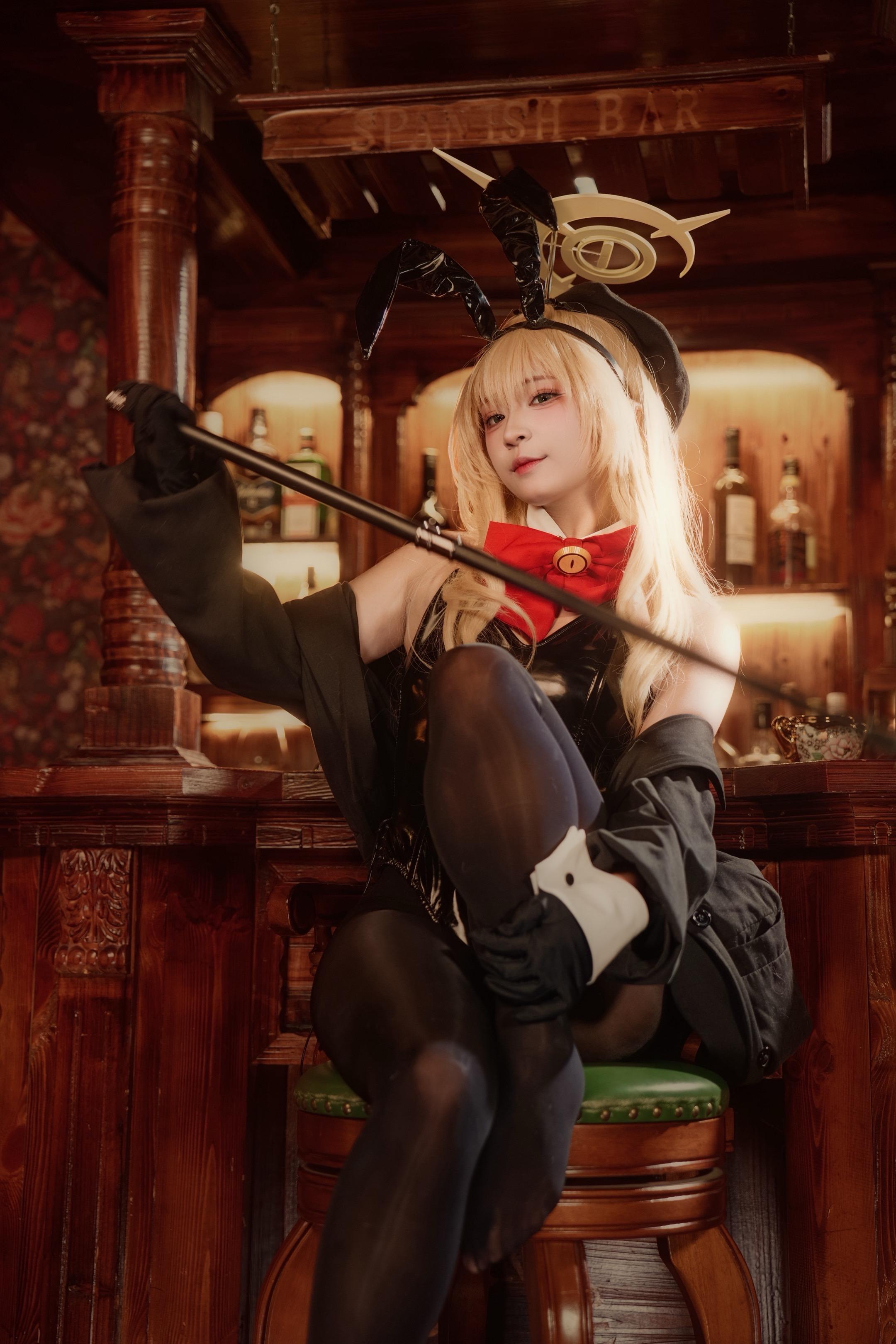 笑面教授兔女郎cos.