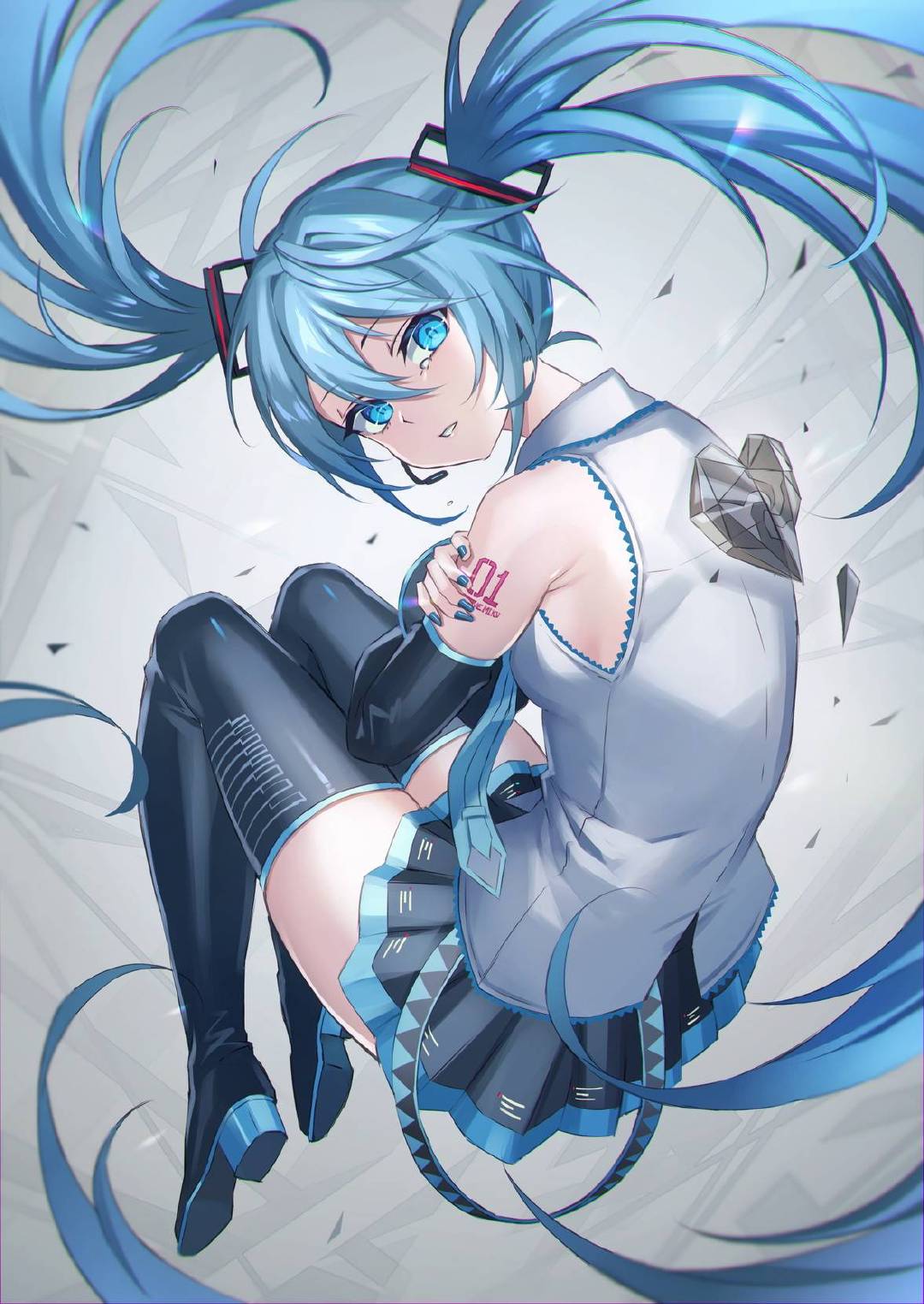 初音未来——画师: 日向青，网页链接