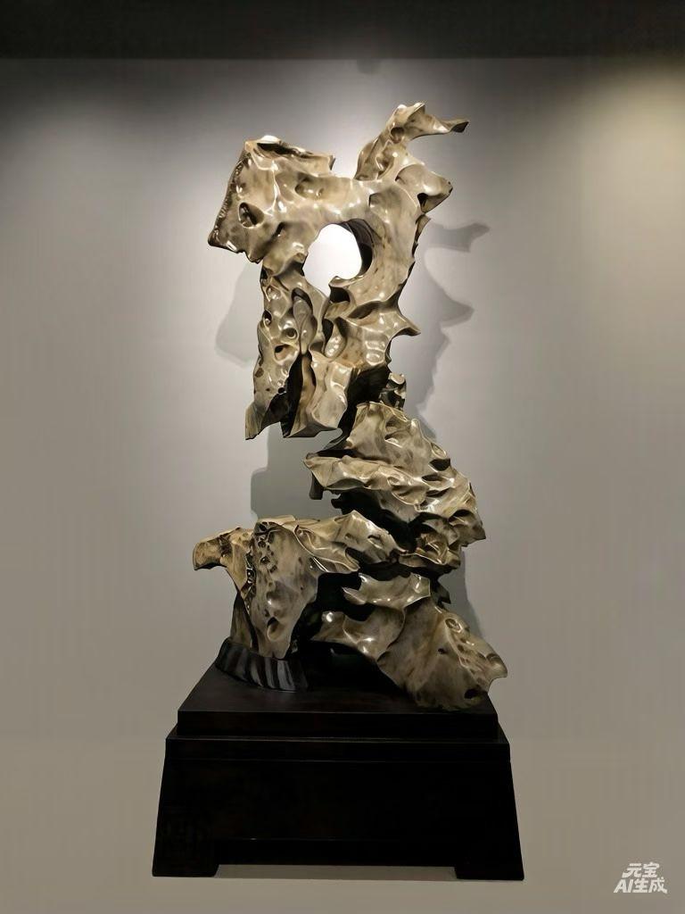 我是一方来宾红水河北丹石，亿万年的时光，都藏进了我的肌理里。

红水河的激流是我