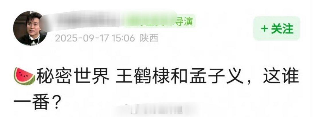 网传王鹤棣将要和孟子义合作新剧《秘密世界》，两位的首次合作，男帅女美的，颜值方面
