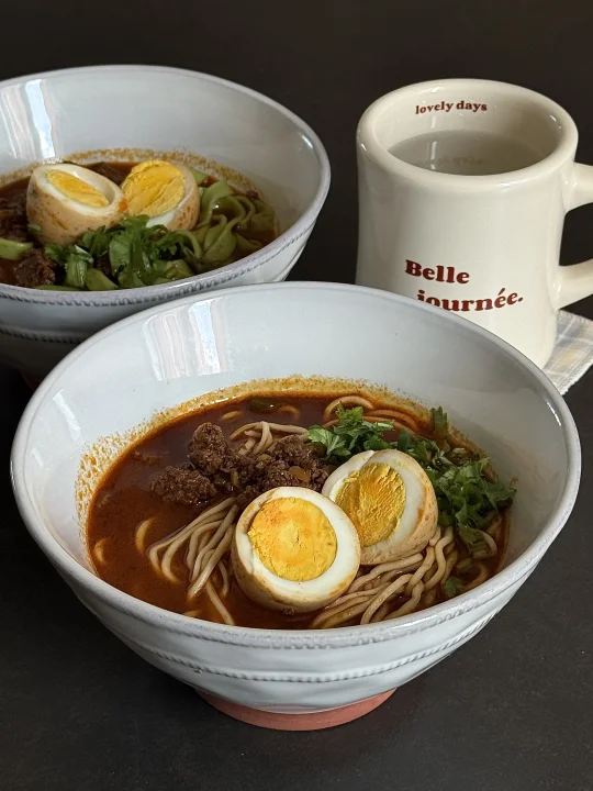 ⚫️daily｜午餐 🍜 牛肉卤面（自制面条版）